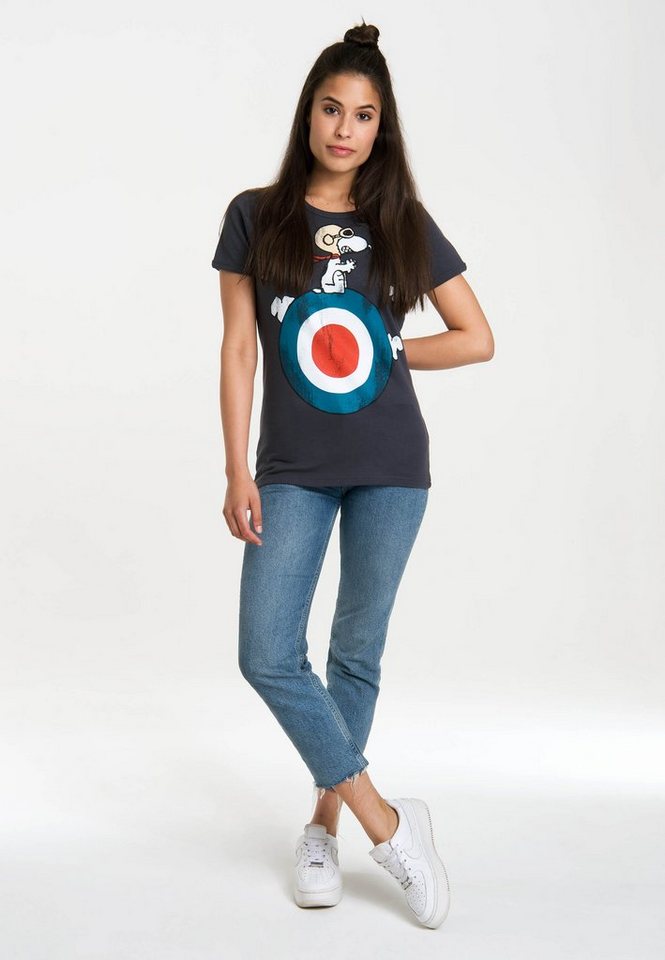LOGOSHIRT T-Shirt Snoopy mit lizenziertem Originaldesign