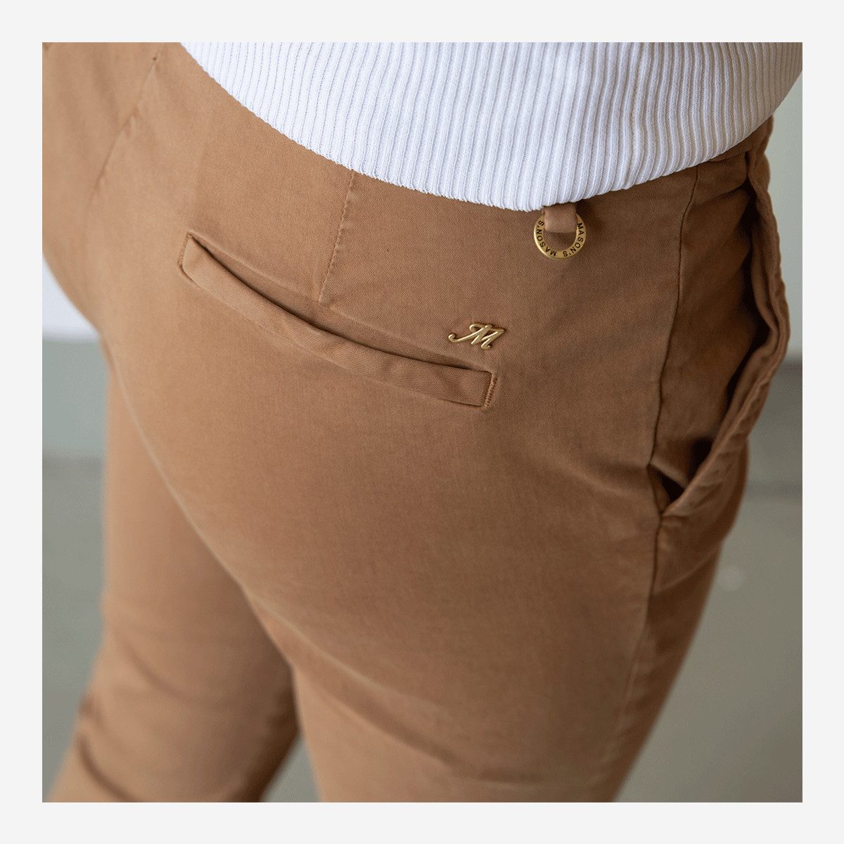 Mason's Stoffhose Mason’s CBE011 681, Hosen, Braun