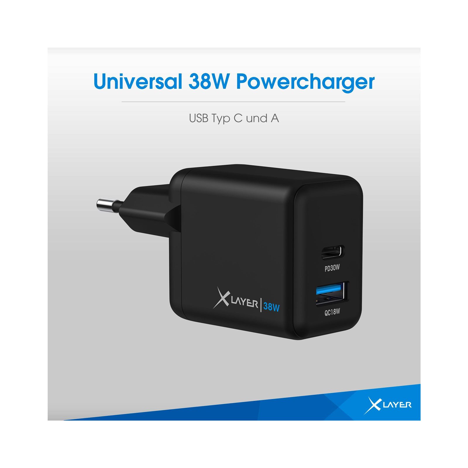 Universal 38W Powercharger Ladestation