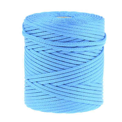 maDDma 100m Polyester-Schnur Kordel 4mm Seil, himmelblau
