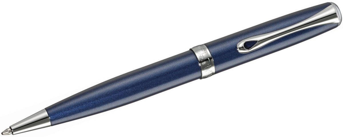 DIPLOMAT Füllfederhalter Kugelschreiber Excellence A2 Midnight blue chrom easyFlow