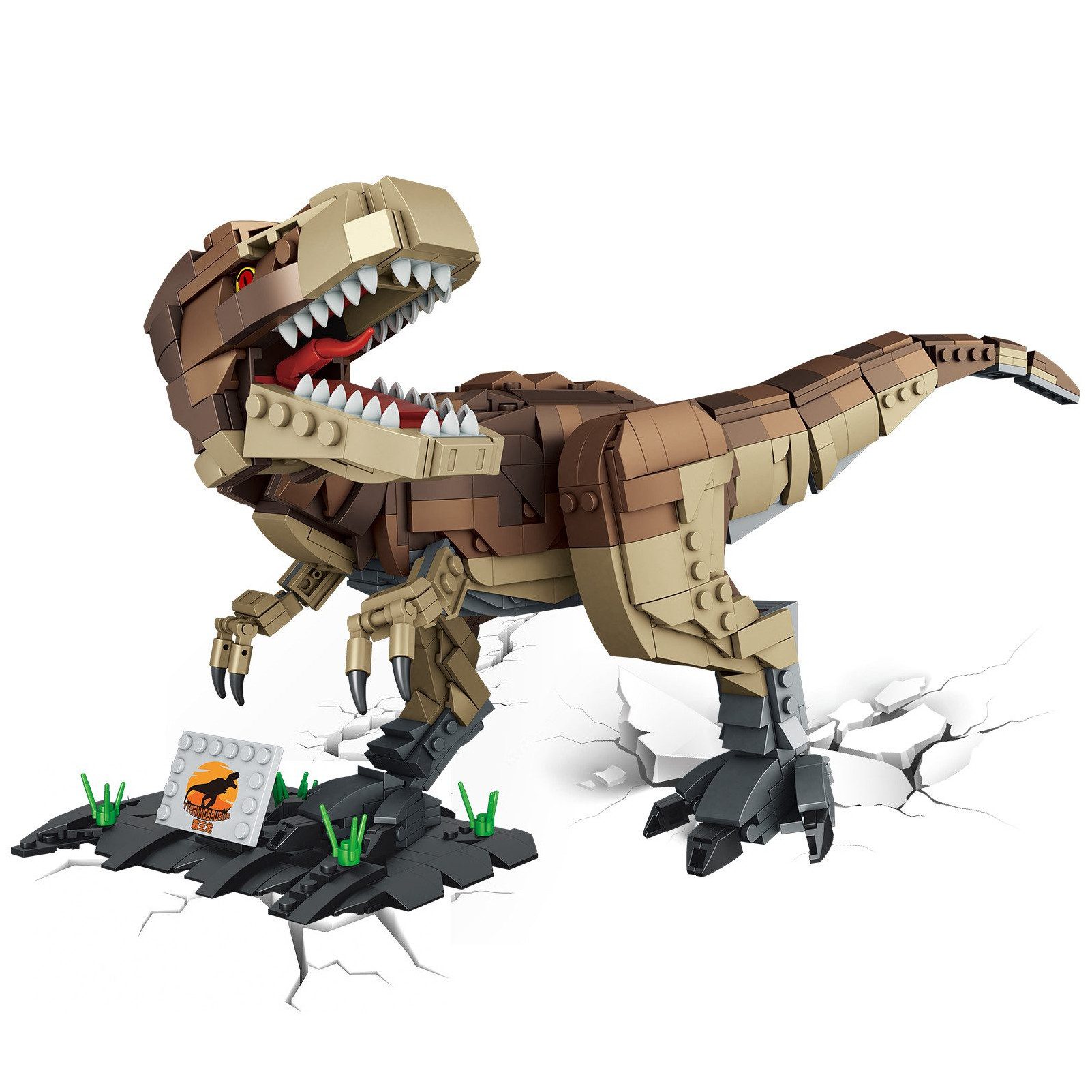 EXTSUD Dinosaurier Spielzeug, 939 Stück Bausteine günstig online kaufen