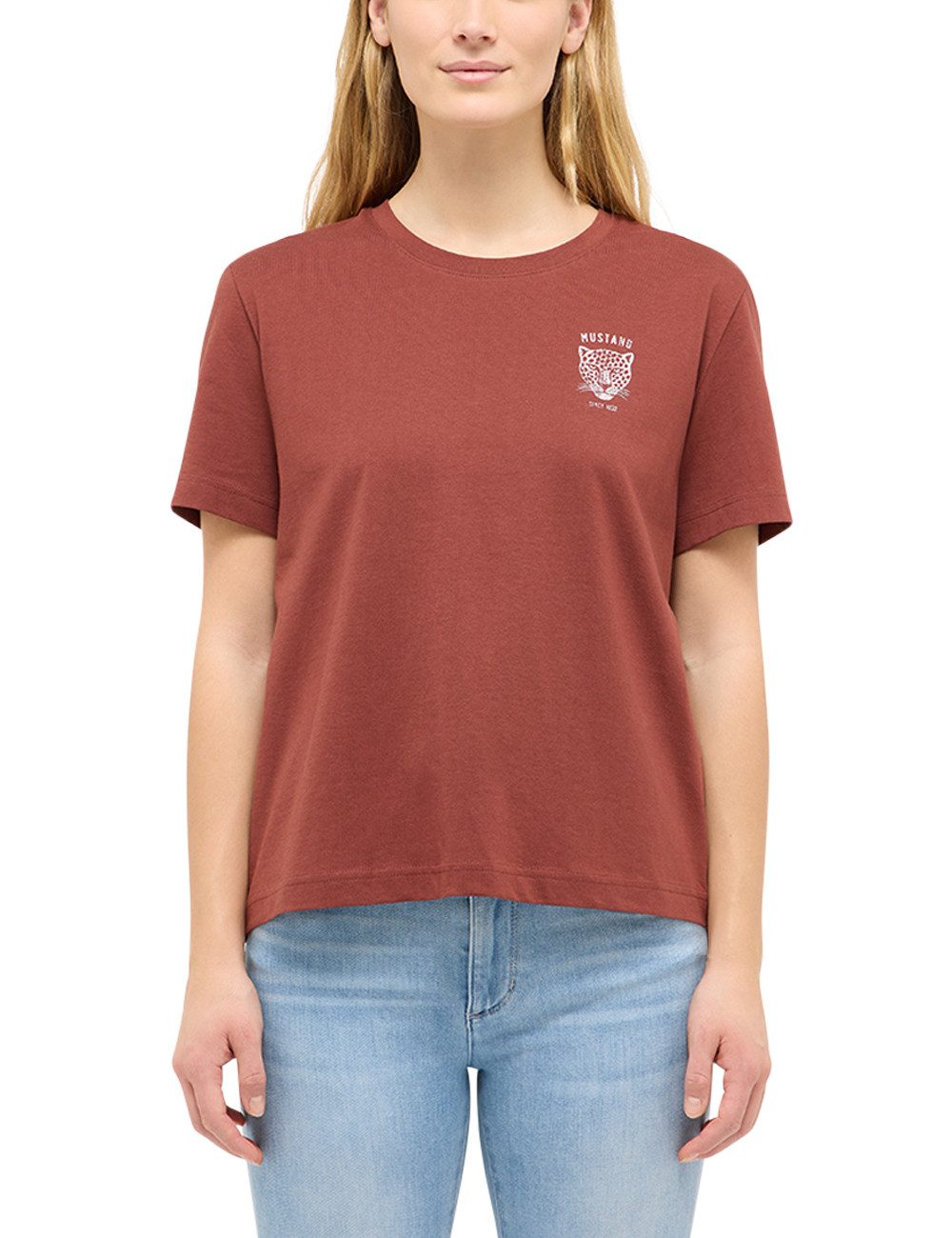 MUSTANG Kurzarmshirt Damen Style Floris