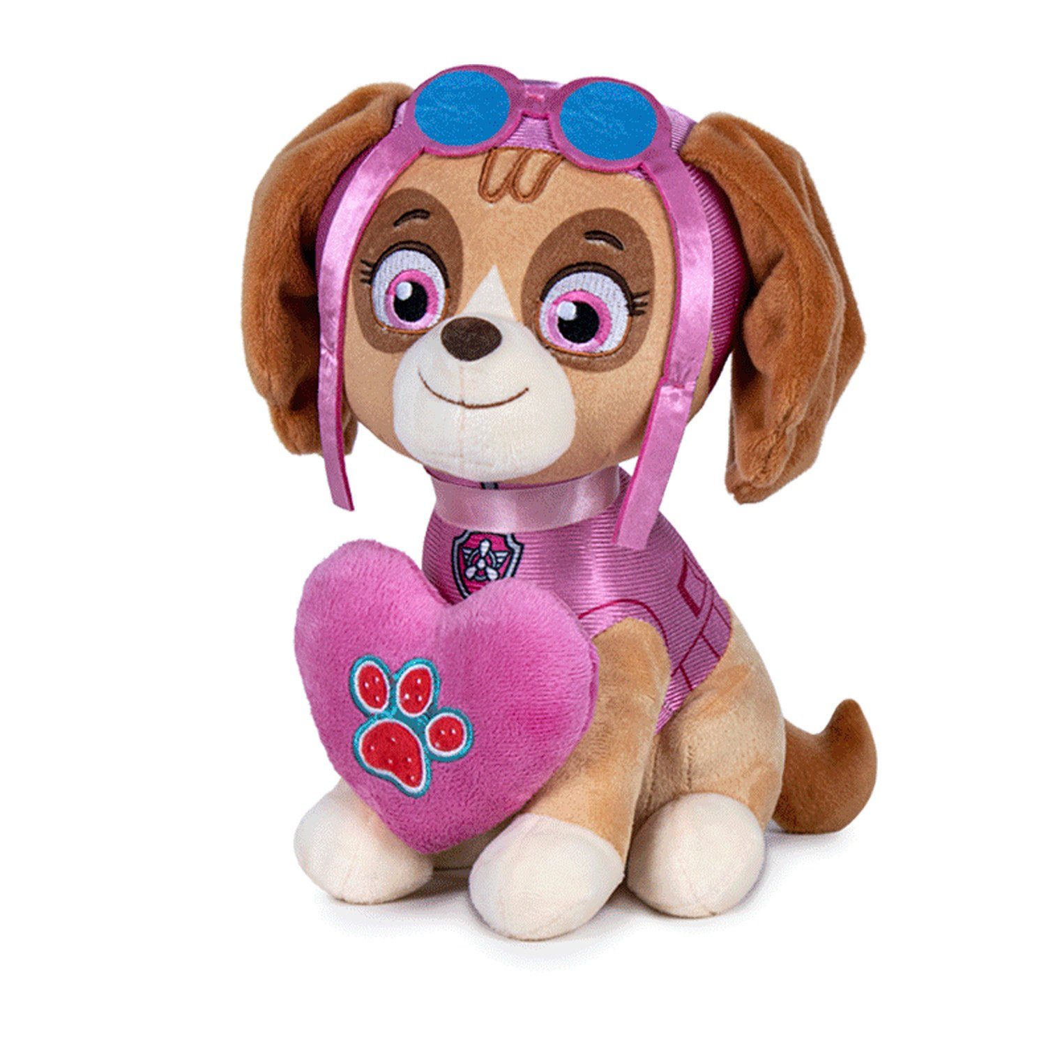 Play by Play Plüschfigur PAW Patrol (skye) 20cm Kuscheltier für Fans der beliebten TV-Serie, ideal als Geschenk für Jungen und Mädchen