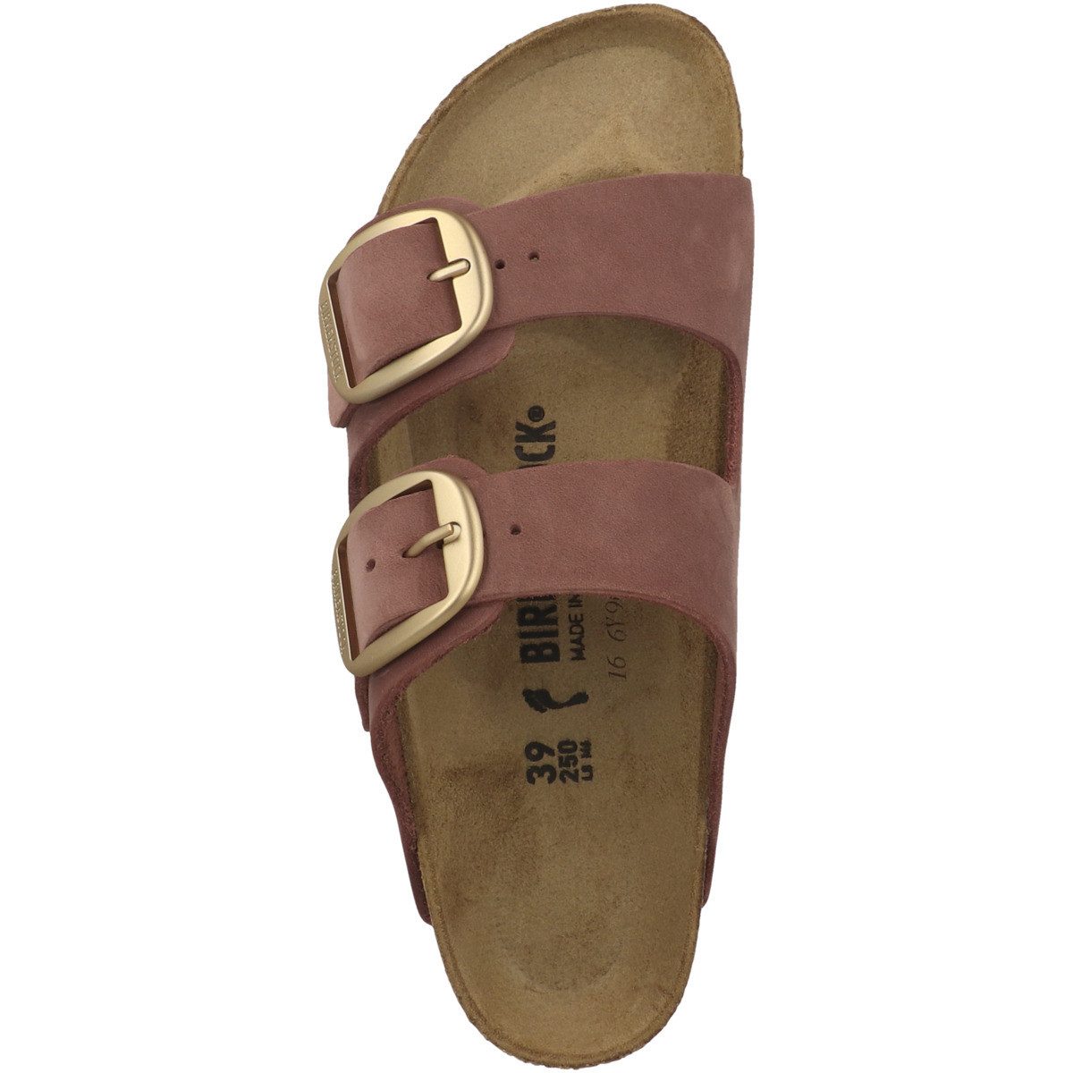 Birkenstock Arizona Big Buckle Nubukleder schmal Damen Sandale Hausschuhe, Sandaletten, Mules, Pantoffeln, Slipper – Bild 2 von 5