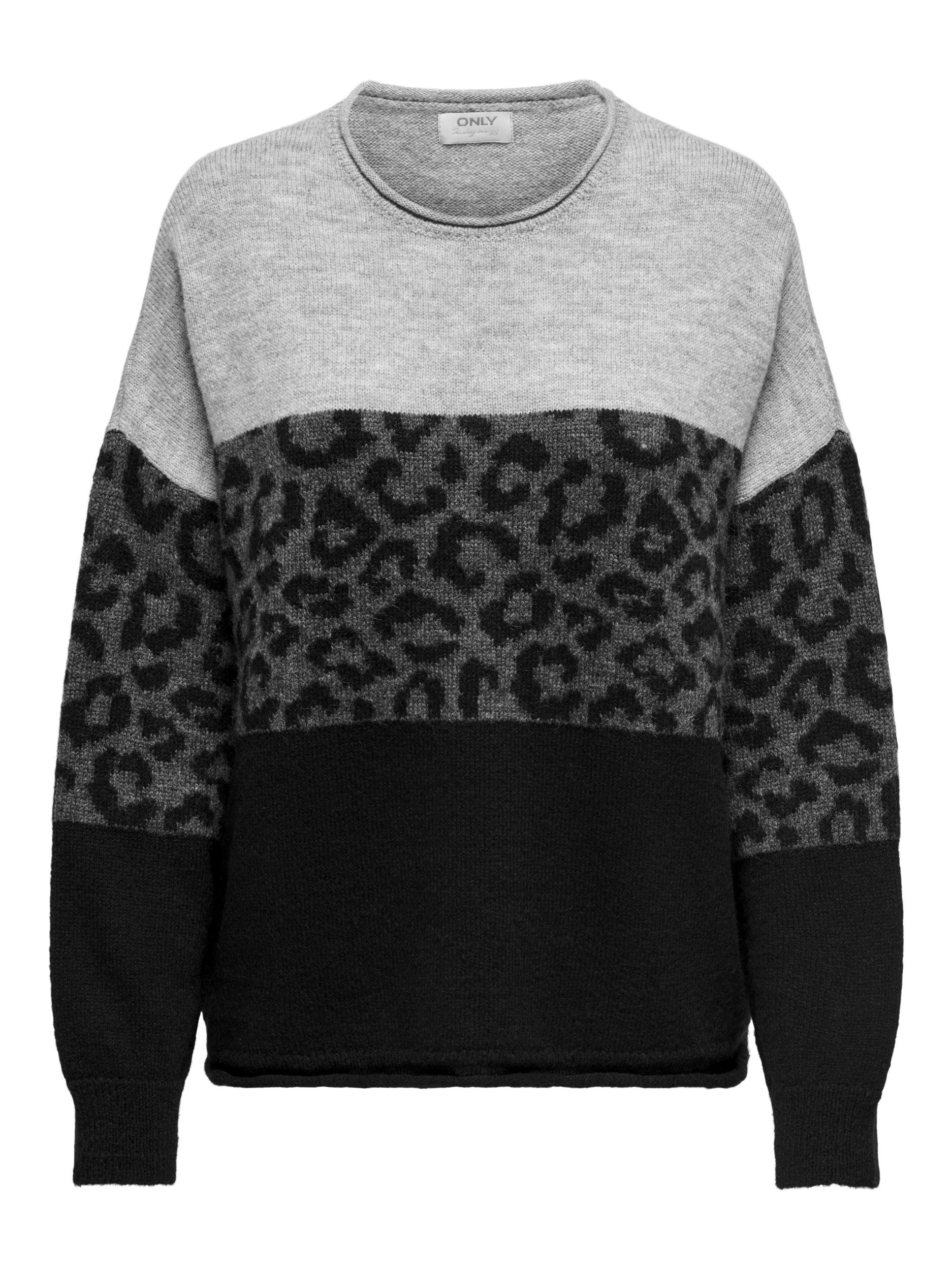 ONLY Strickpullover ONLJADE ANIMAL LS O-NECK günstig online kaufen