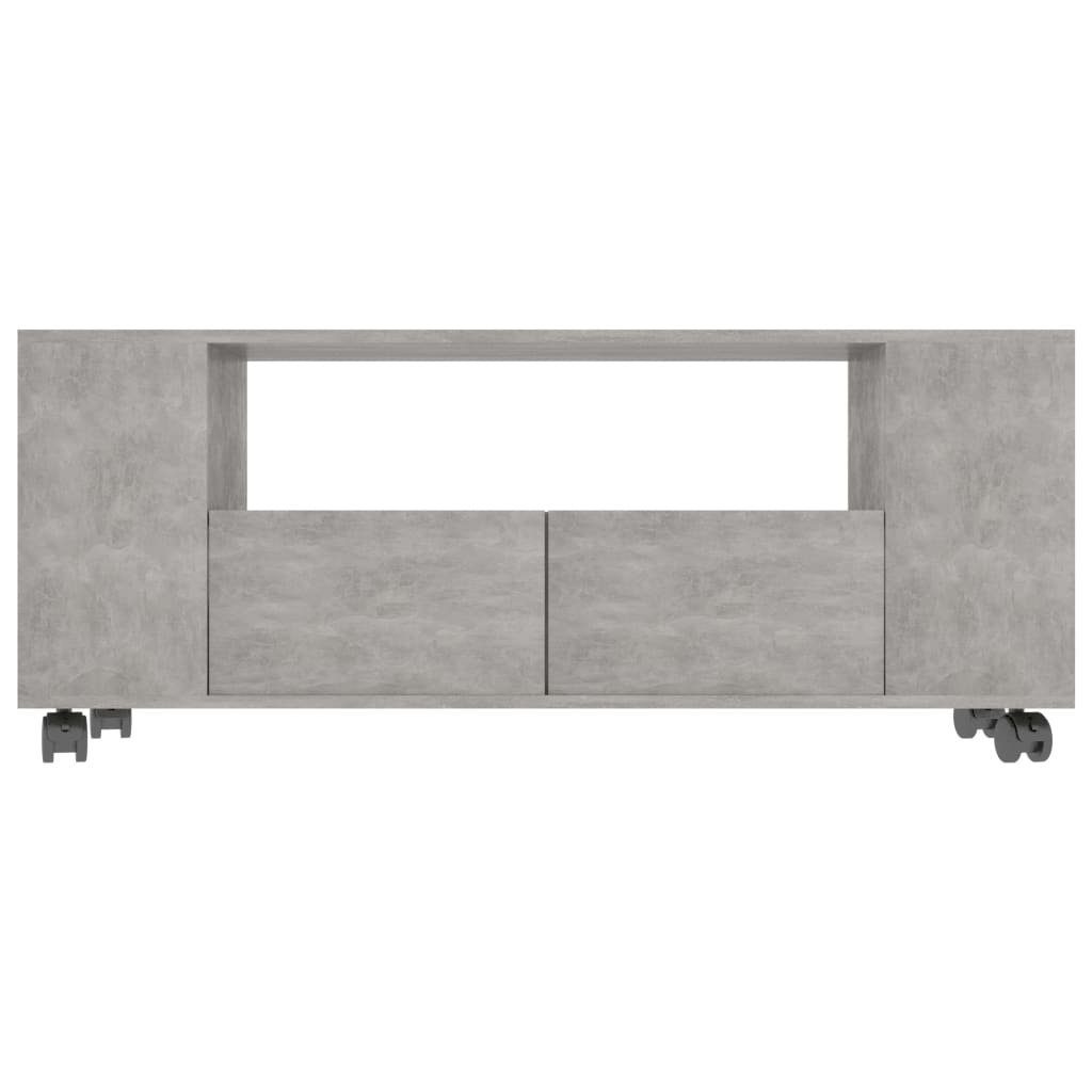 TV-Schrank Holzwerkstoff cm TV-Schrank 120x35x48 vidaXL Betongrau (1-St)