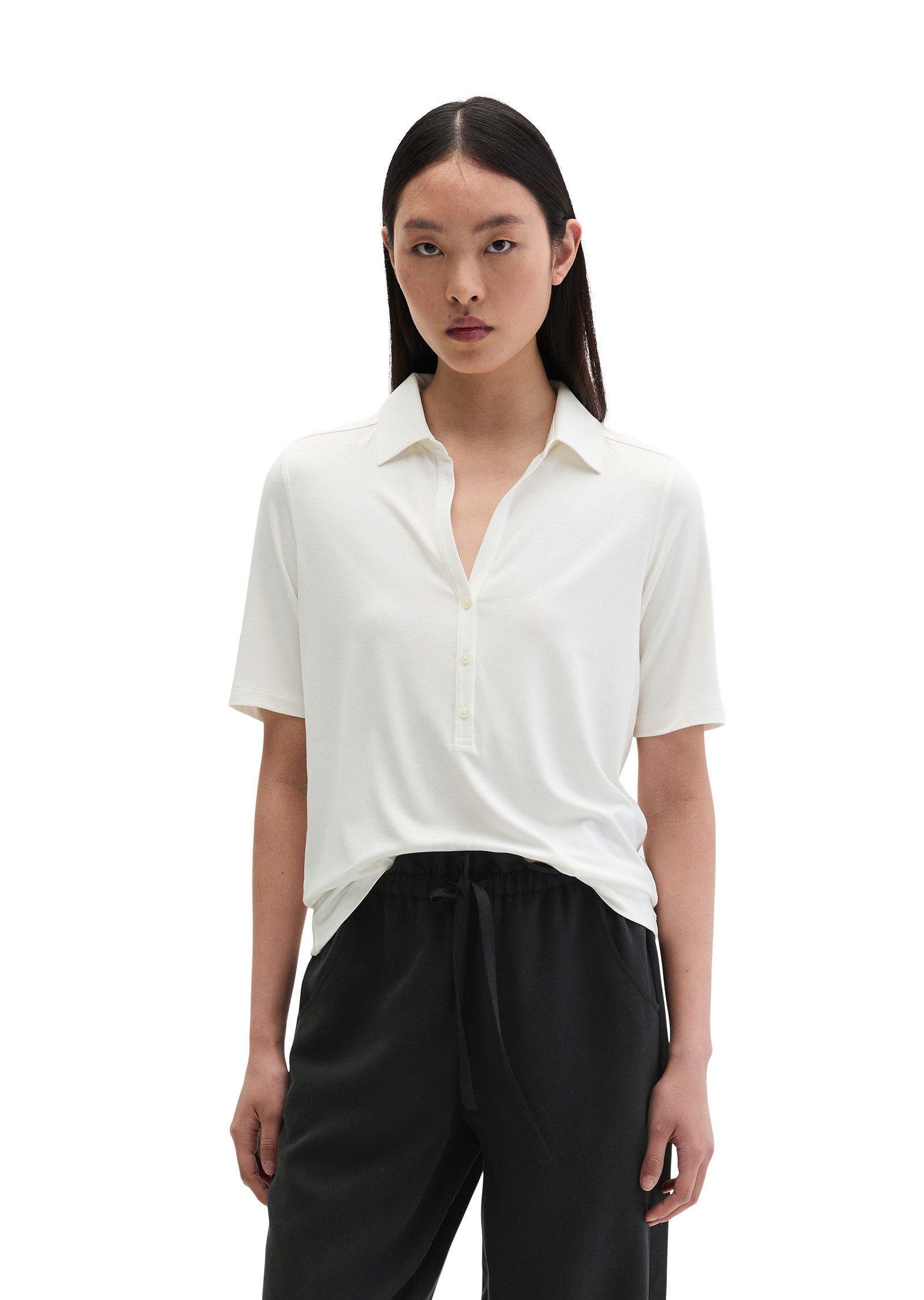 Marc O'Polo Kurzarmshirt aus LENZING™ ECOVERO™