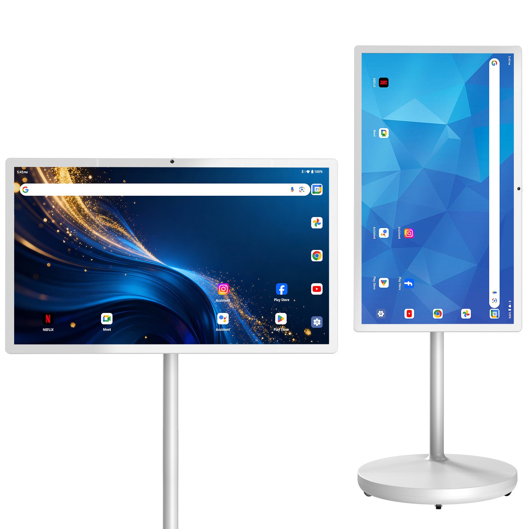 BBG C20P LED-Fernseher (32 Zoll, 1920 × 1080 Pixel, FHD, Mobiler Smart Screen 32 Zoll (31,5), Touchscreen, Android 15, 8.000-mAh-Akku, 360°-Lenkrollen, FHD, AirPlay 2 & Miracast, HDMI IN)
