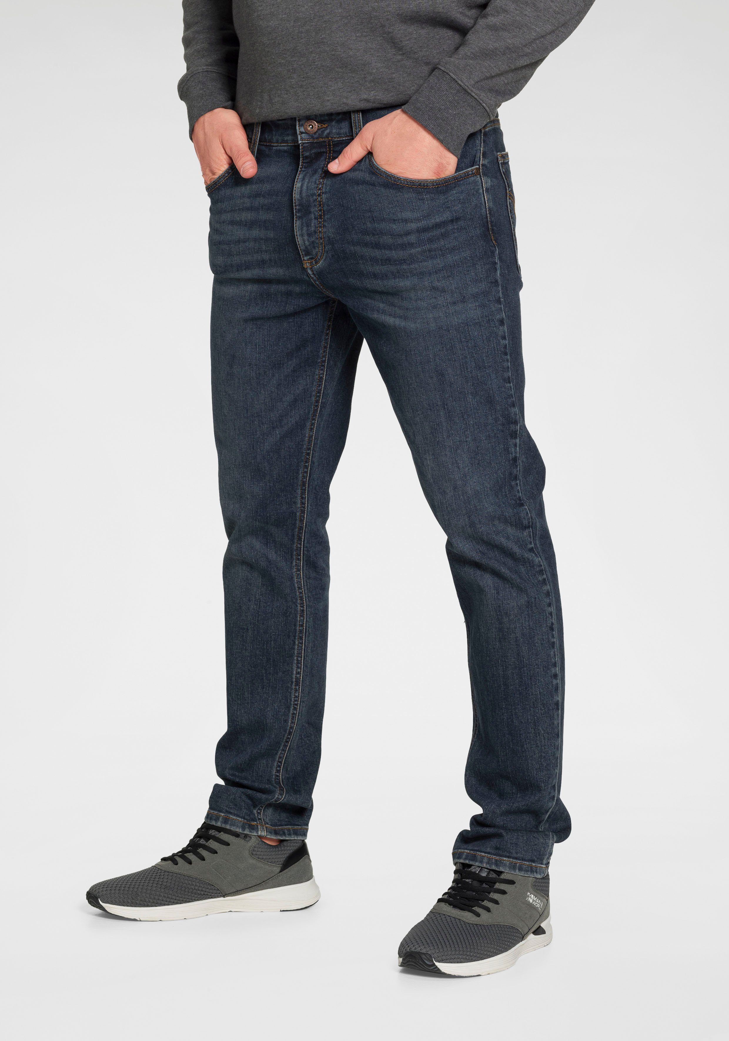 blue used dark Tapered-fit-Jeans Jaxton Arizona