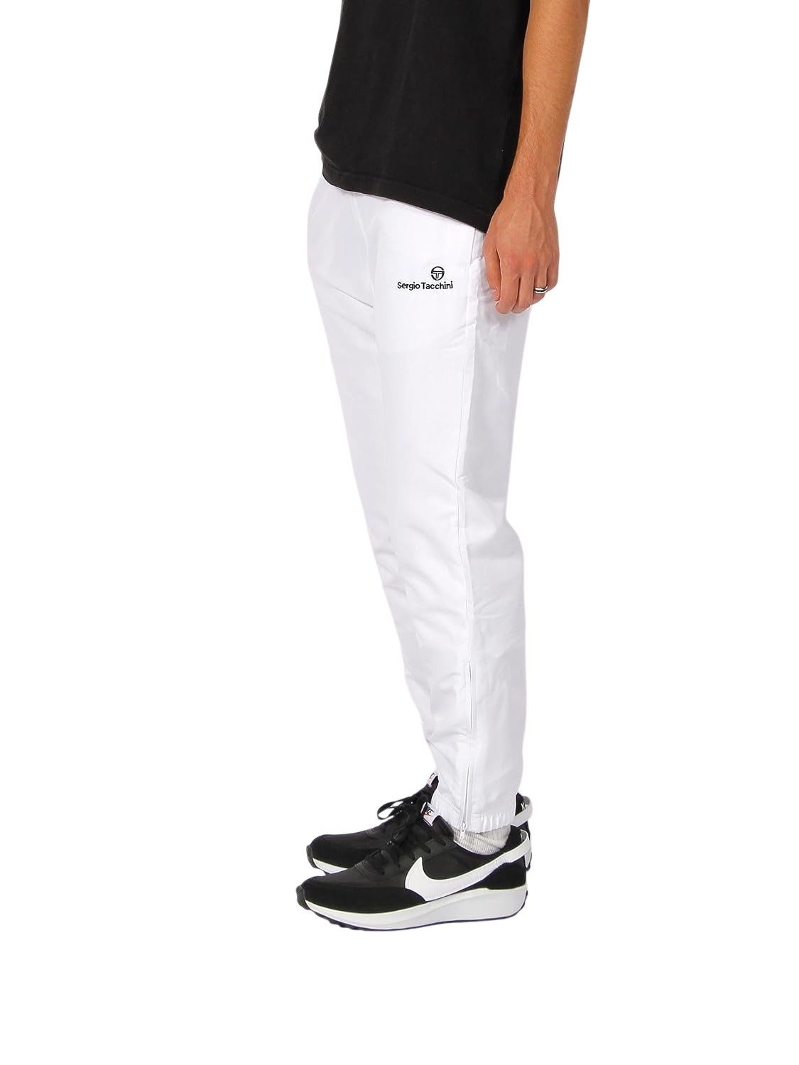 Sergio Tacchini Jogginghose Hose Sergio Tacchini Carson 021 Slim (1-tlg) Elastische Bündchen an den Hosenenden
