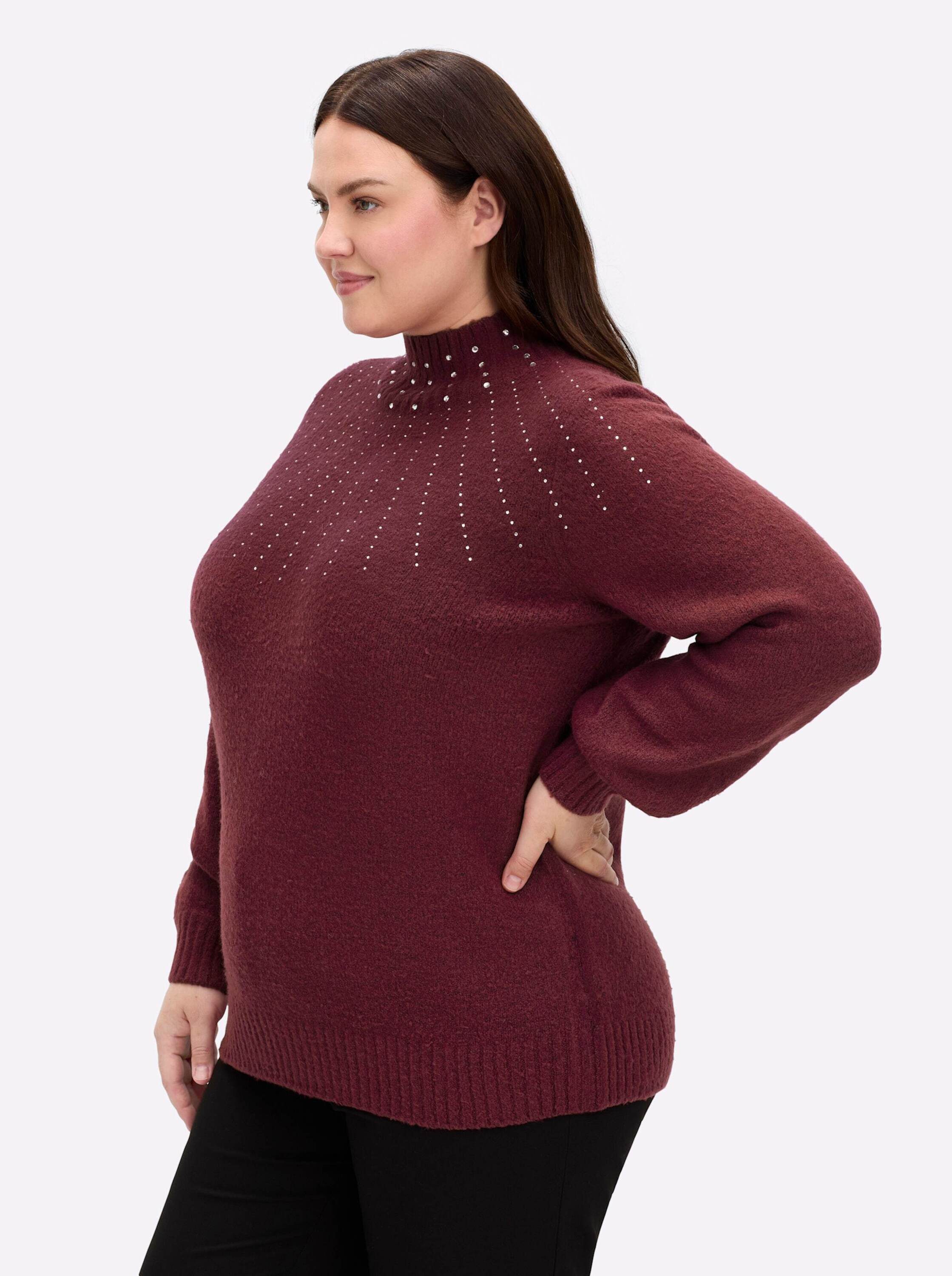 sheego by Joe Browns Strickpullover Pullover Langarm