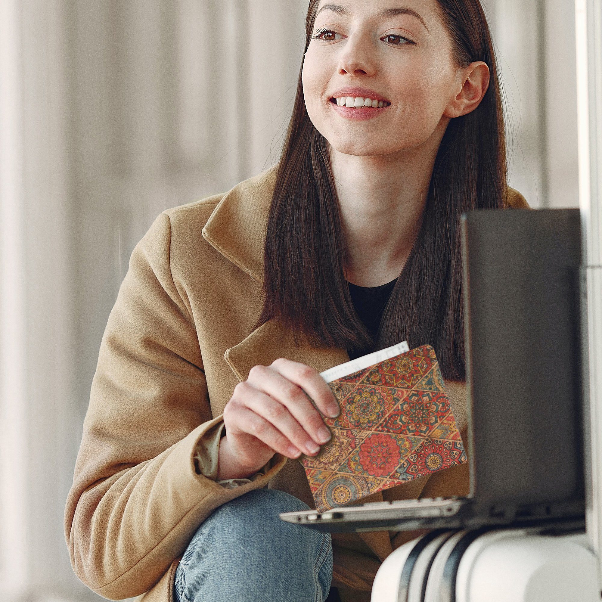 kwmobile Etui Reisepass Hülle mit Kartenfächern, Kork Ausweishülle Passhüll günstig online kaufen