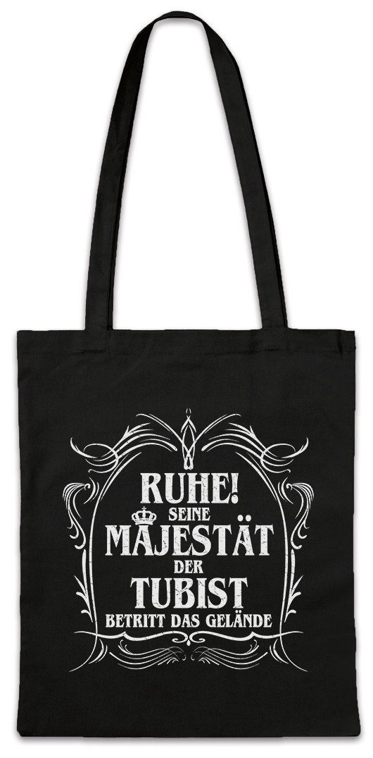 Beuteltasche Seine Majestät Der Tubist Stofftasche Tuba Klassik Orchester Musik