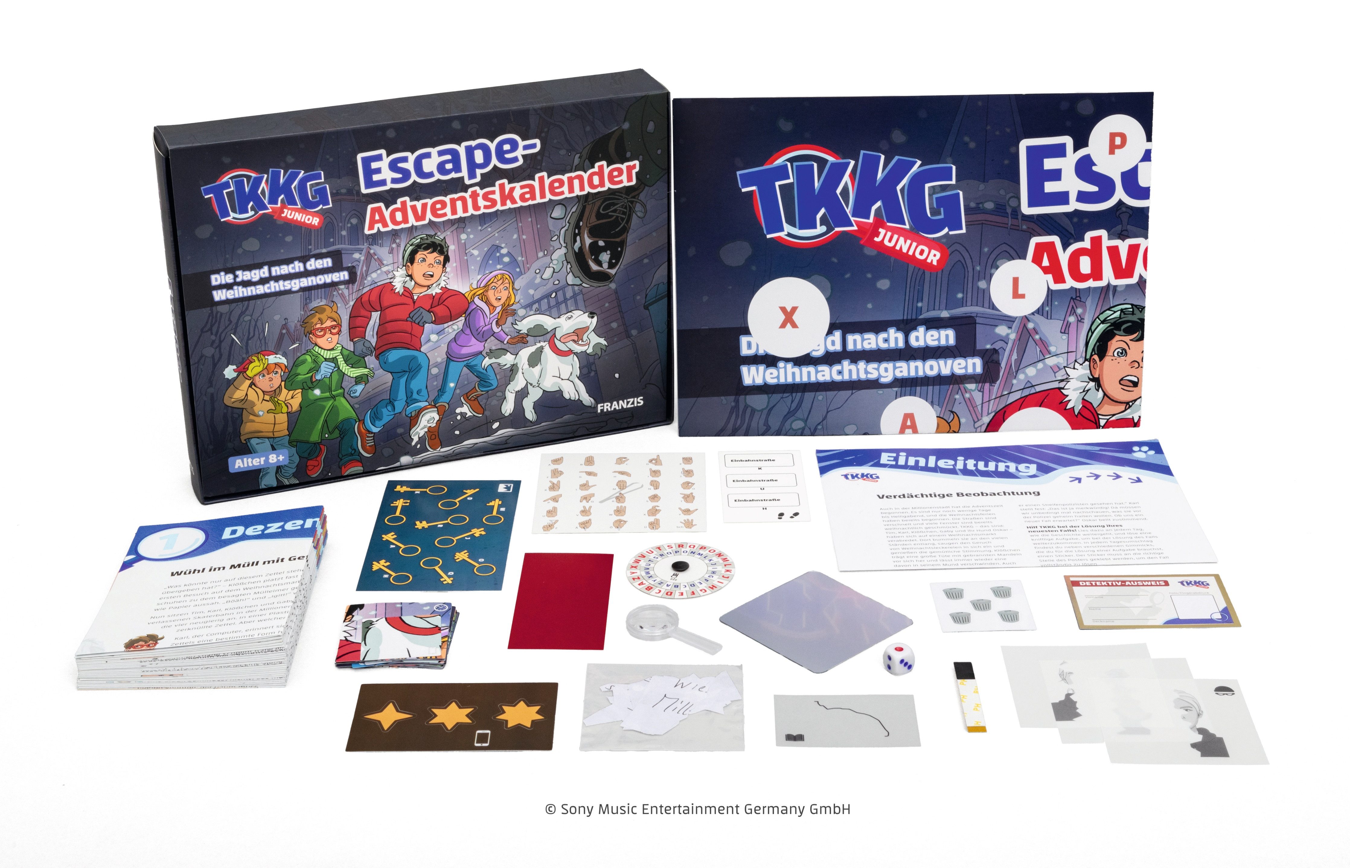 Franzis Adventskalender TKKG Escape Adventskalender für Kinder