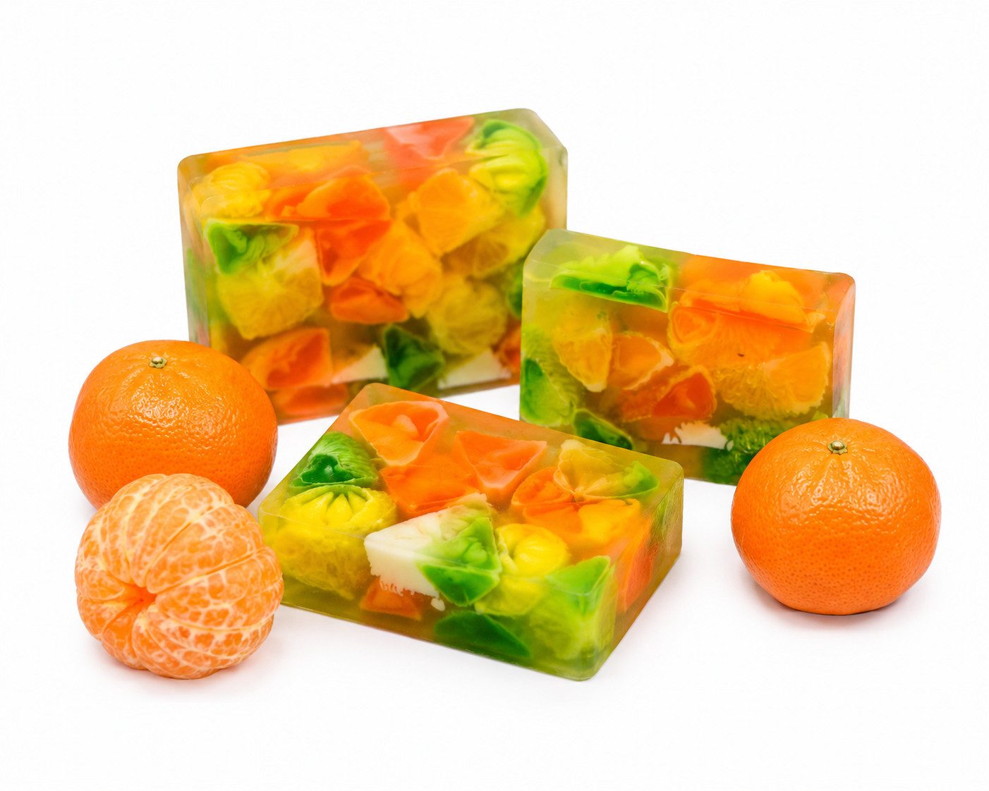 Nesbel - Spüren Sie die Reinheit? Handseife Mandarine, Glycerin Hand-und Dusch Seife mit Ziegenmilch