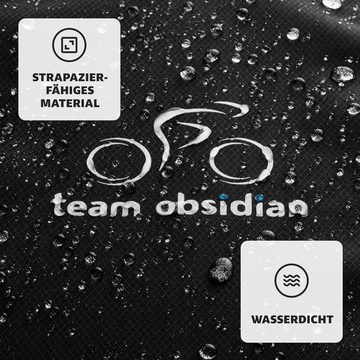 Team Obsidian Abdeckboden Waterdichte Fahrradabdeckungen aus Obsidian - Robust & langlebig, Obsidian Fahrradabdeckungen - Wasserdicht, Heavy Duty