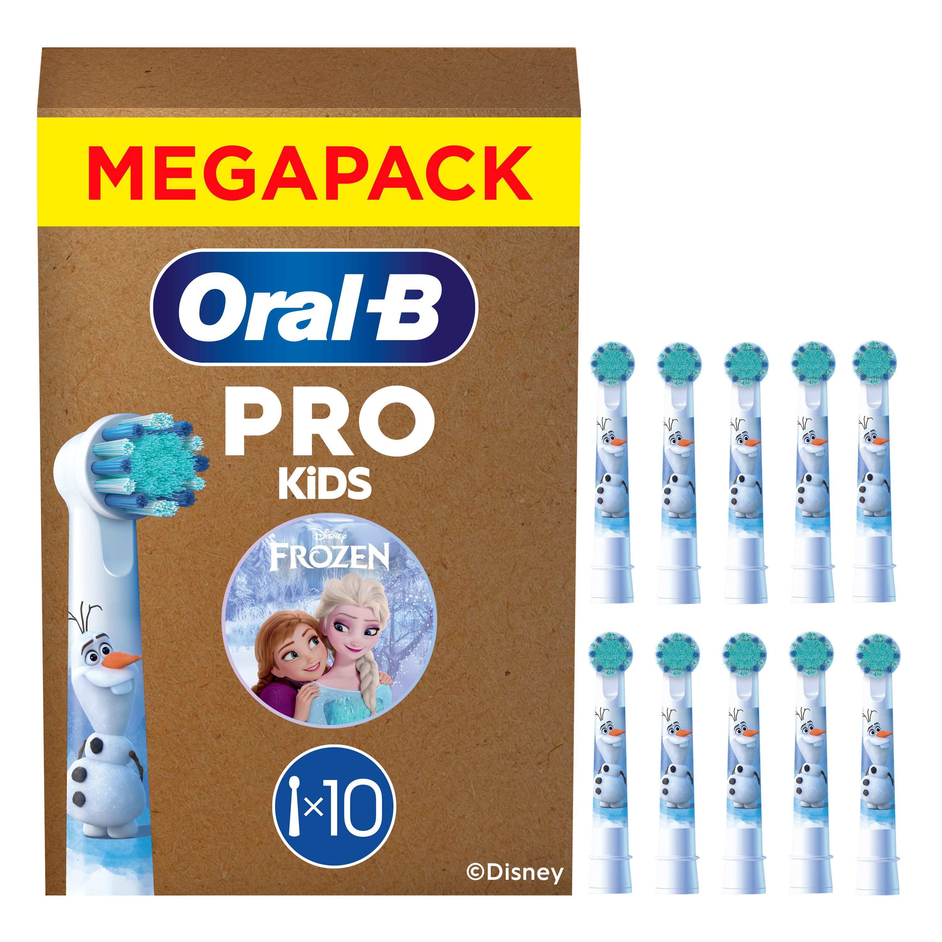 Oral-B Aufsteckbürsten Pro Kids 3+ Disney Frozen, extra weiche Borsten, ab 3 Jahren