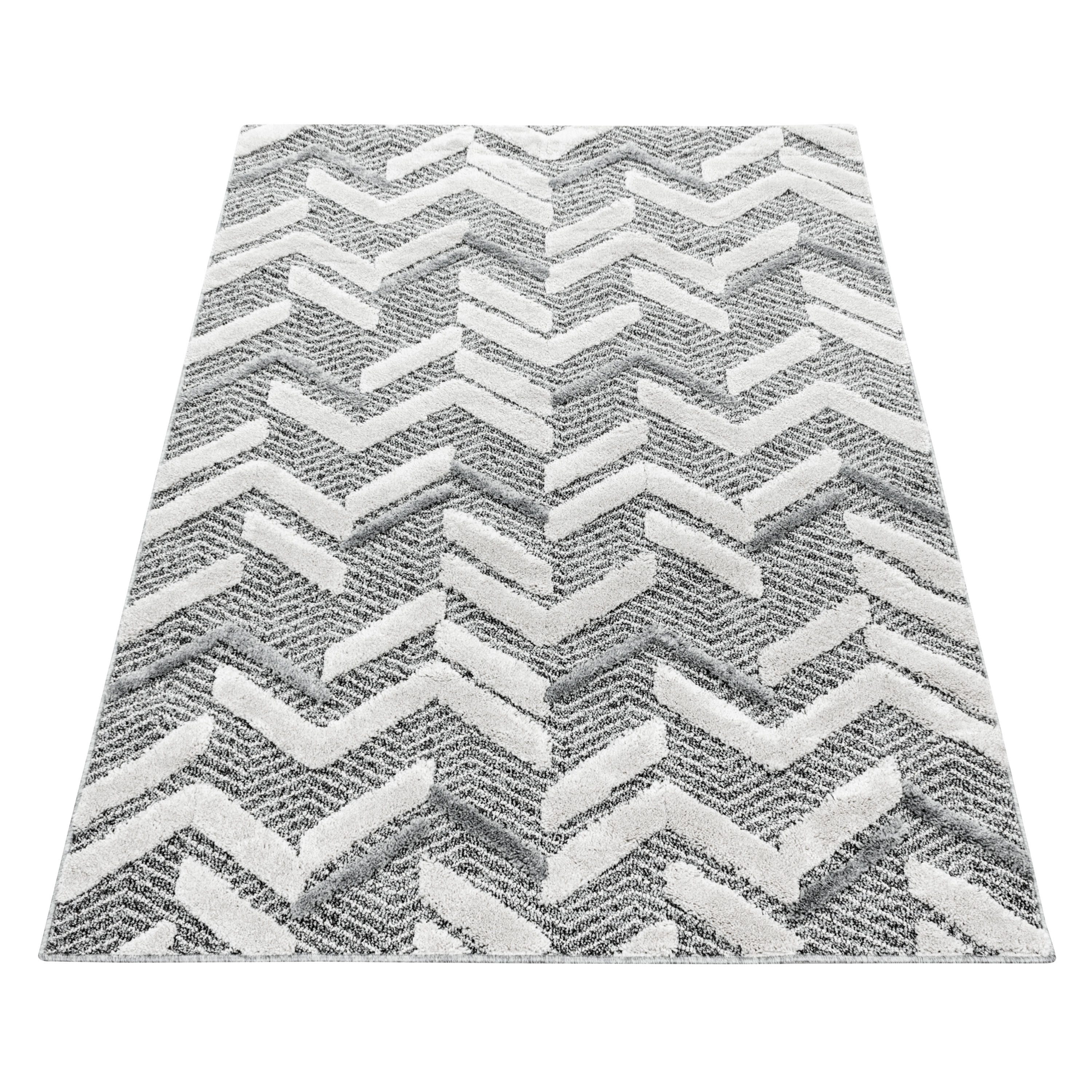 Carpettex Hochflor-Teppich Berber-Design, Rund, Höhe: 20 günstig online kaufen