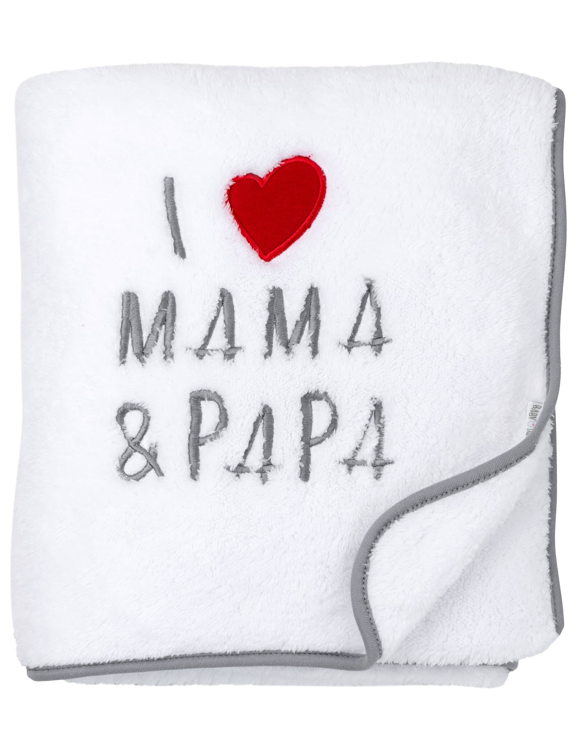 Babydecke Decke I love Mama & Papa, Baby Sweets