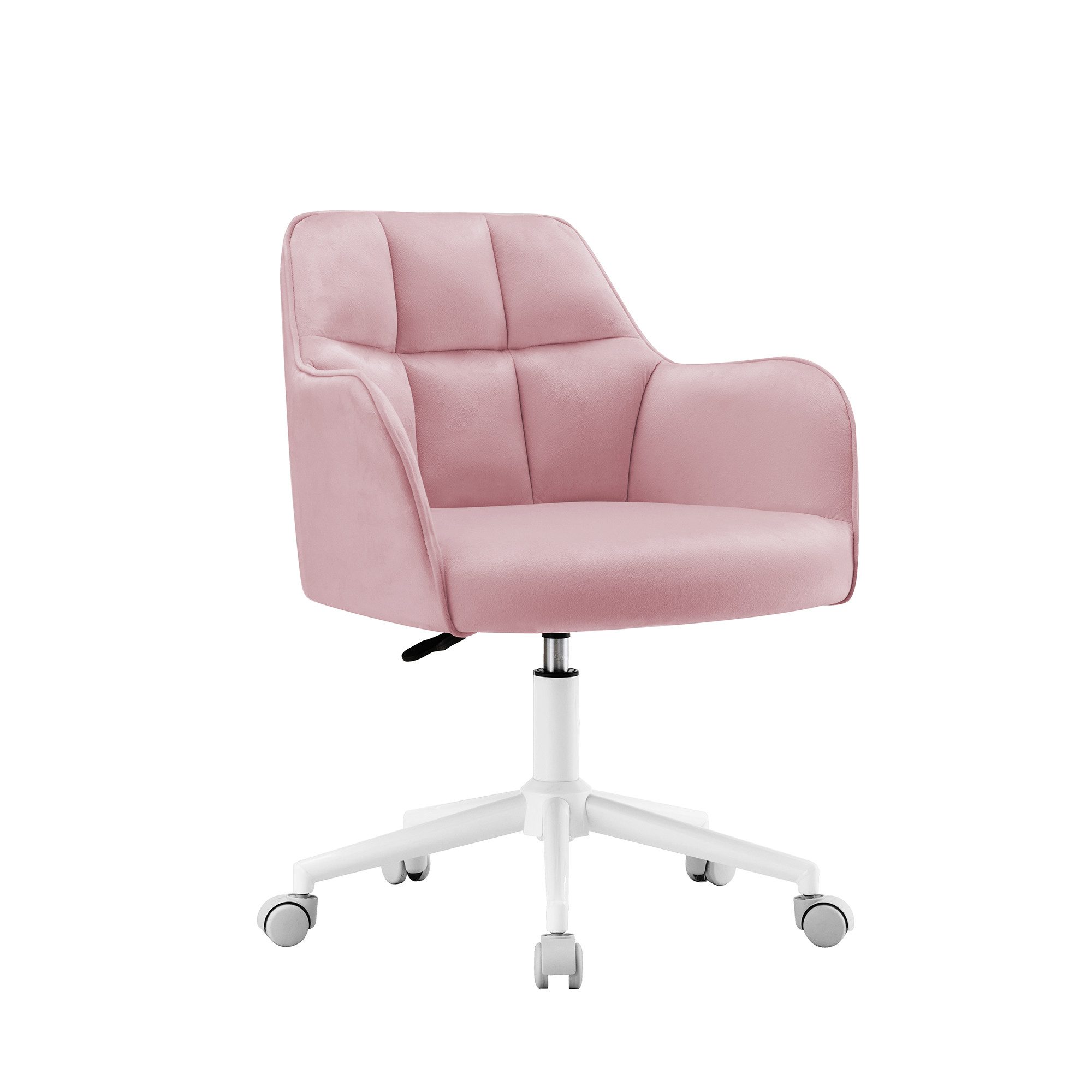 YOUDENOVA Bürostuhl mit Rollen, höhenverstellbarer, ergonomisch, 64x64x90cm (1 St), Höhenverstellbar & 360° Drehbar