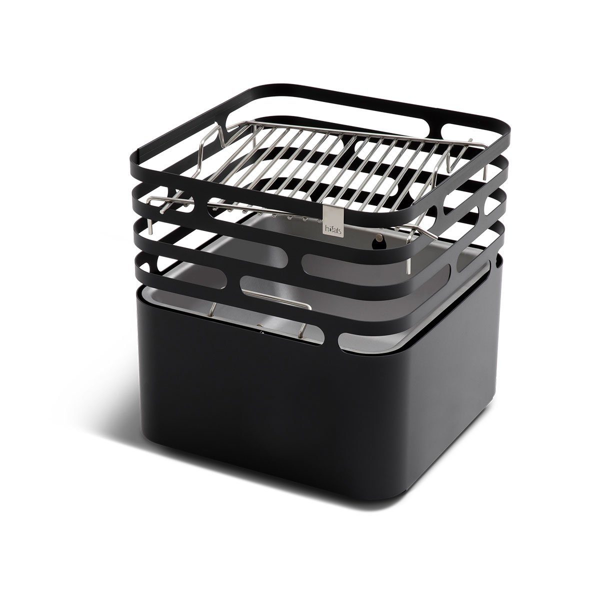 höfats Grillrost CUBE (Zubehör für CUBE Feuerkorb, höhen- und somit hitzeregulierbar)