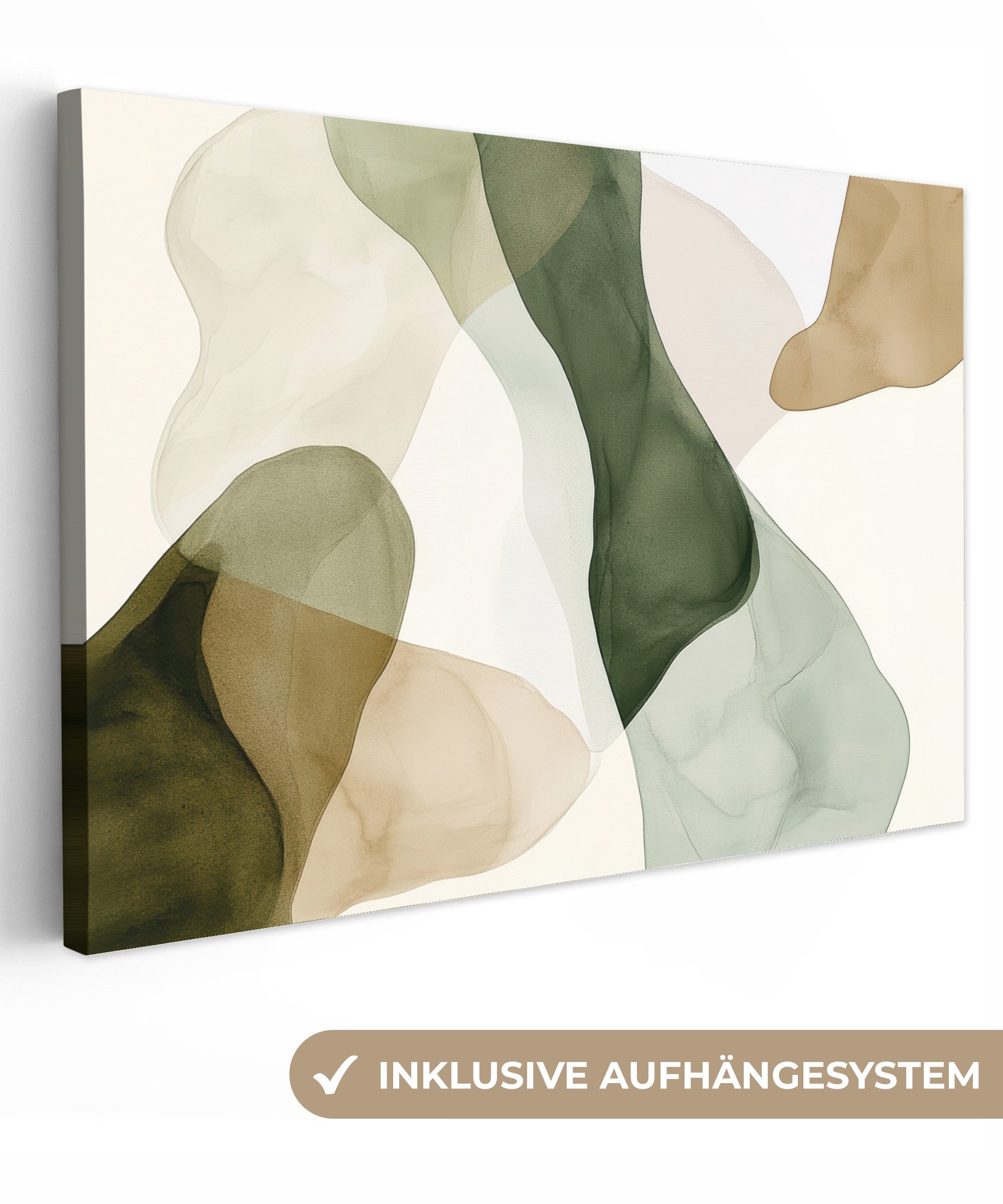 OneMillionCanvasses® Leinwandbild Japandi - Abstrakt - günstig online kaufen
