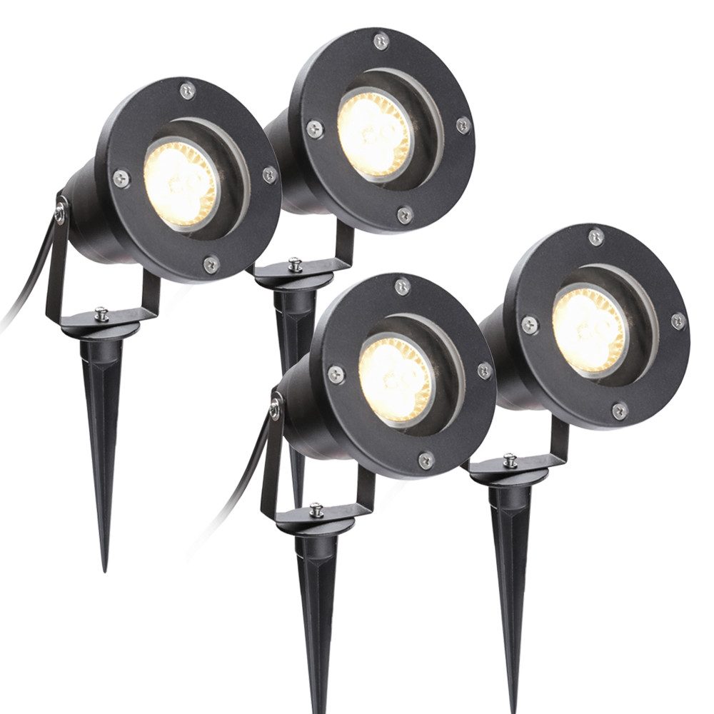 Clanmacy LED Gartenstrahler 1-10X Gartenbeleuchtung IP65 günstig online kaufen