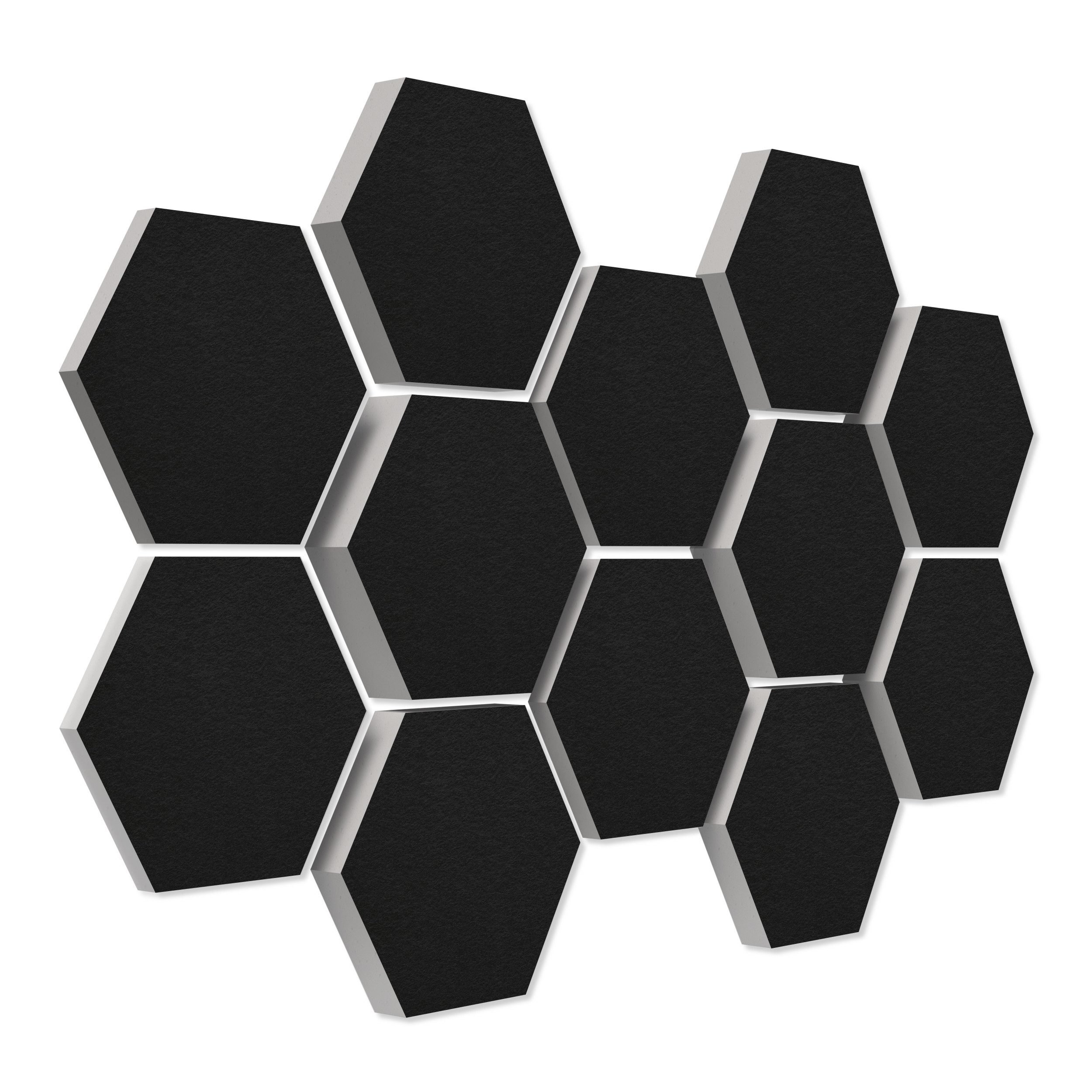 platino24 Akustikplatte 12 Absorber Wabenform aus Basotect ® G+