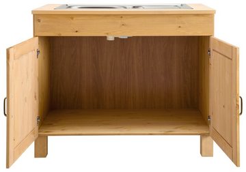 Home affaire Spülenschrank Alby Breite 100 cm, 1 Fach