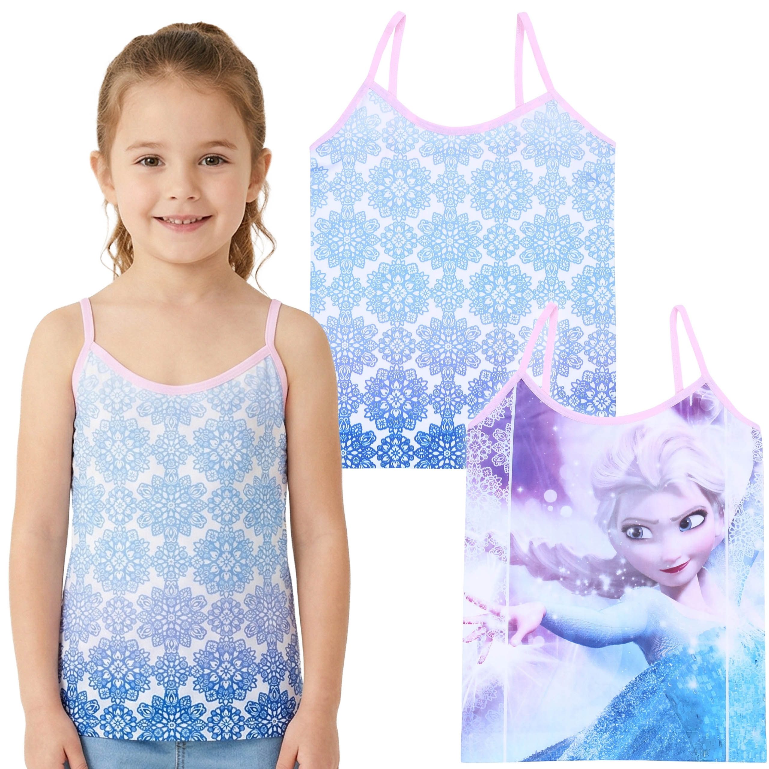 Disney Frozen Blusentop 2 x Blaues Unterhemd DISNEY FROZEN