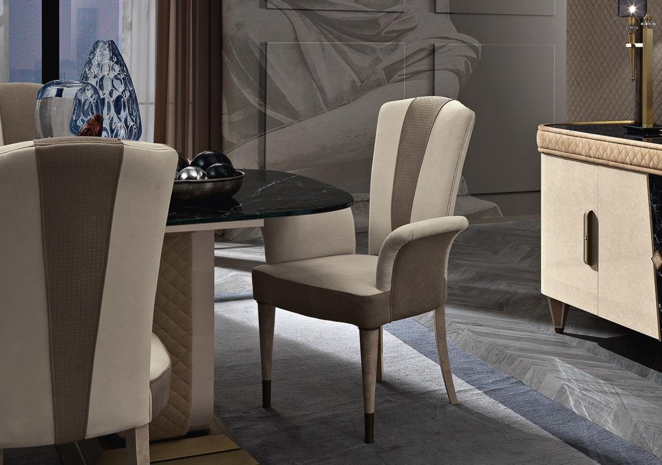 JVmoebel Stuhl, Modern Esszimmer Stühle Design Lehnstuhl Stuhl Armlehne 1x Stühle