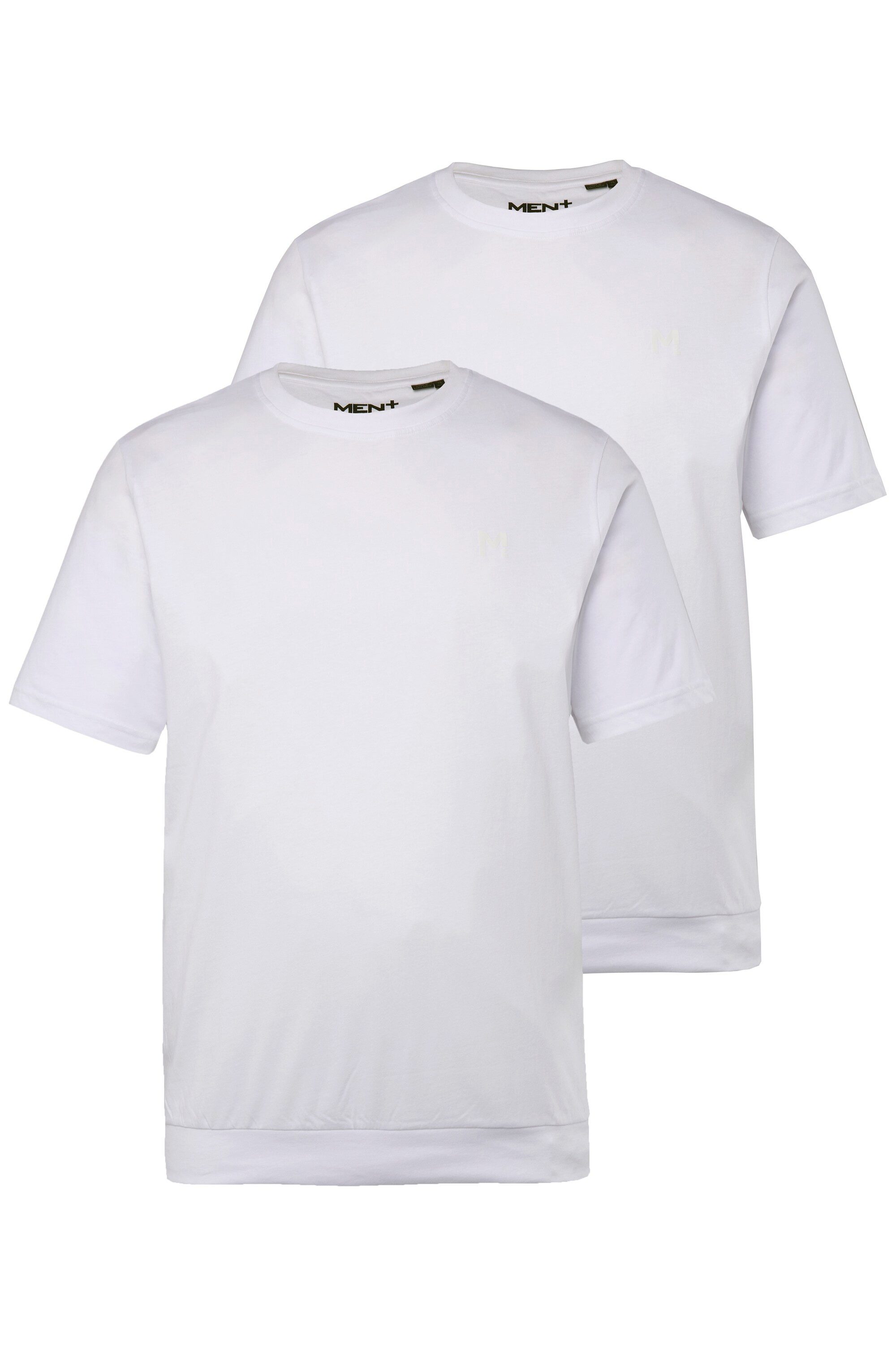 Men Plus T-Shirt Men+ T-Shirts 2er-Pack günstig online kaufen