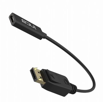 INCA Displayport zu HDMI Adapter 20cm Displayport-Stecker, HDMI-Buchse HDMI-Adapter