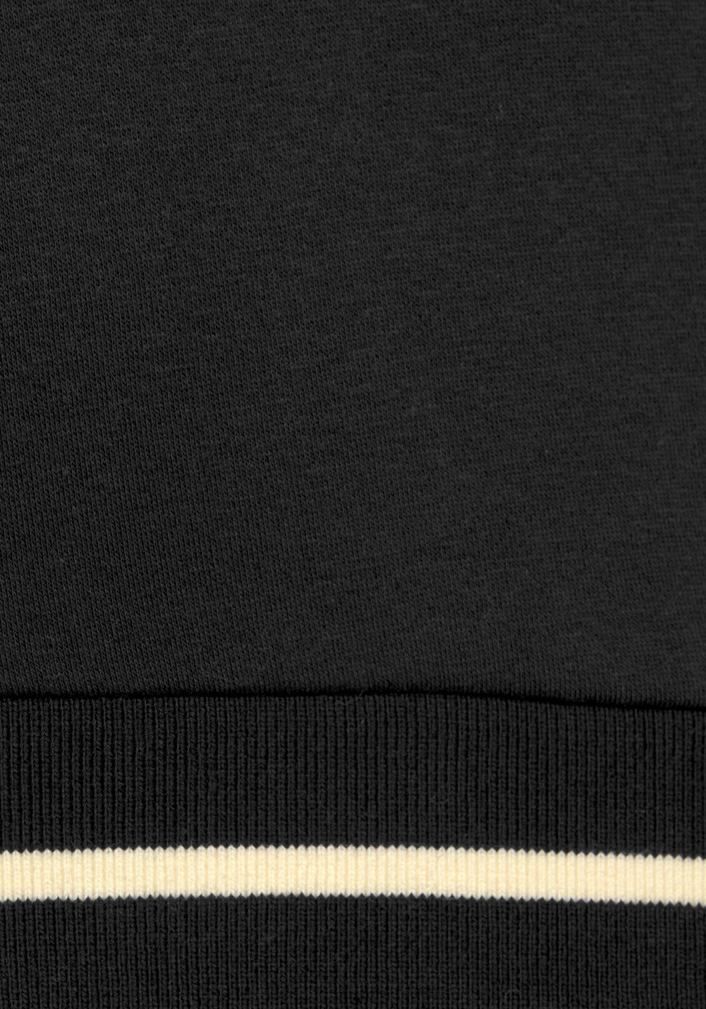 Sweatshirt schwarz LASCANA Loungeanzug