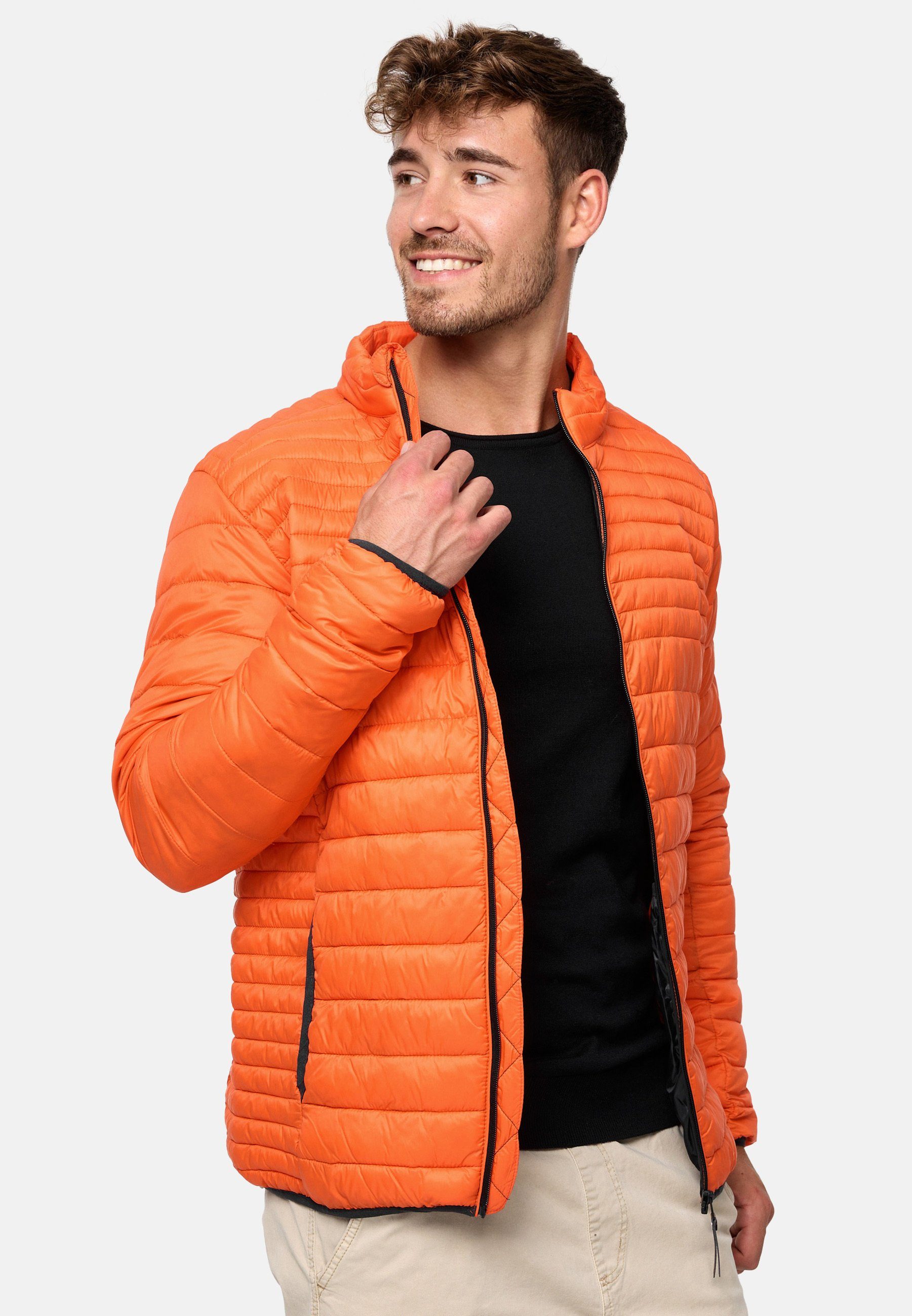 Indicode Steppjacke Islington Orangeade