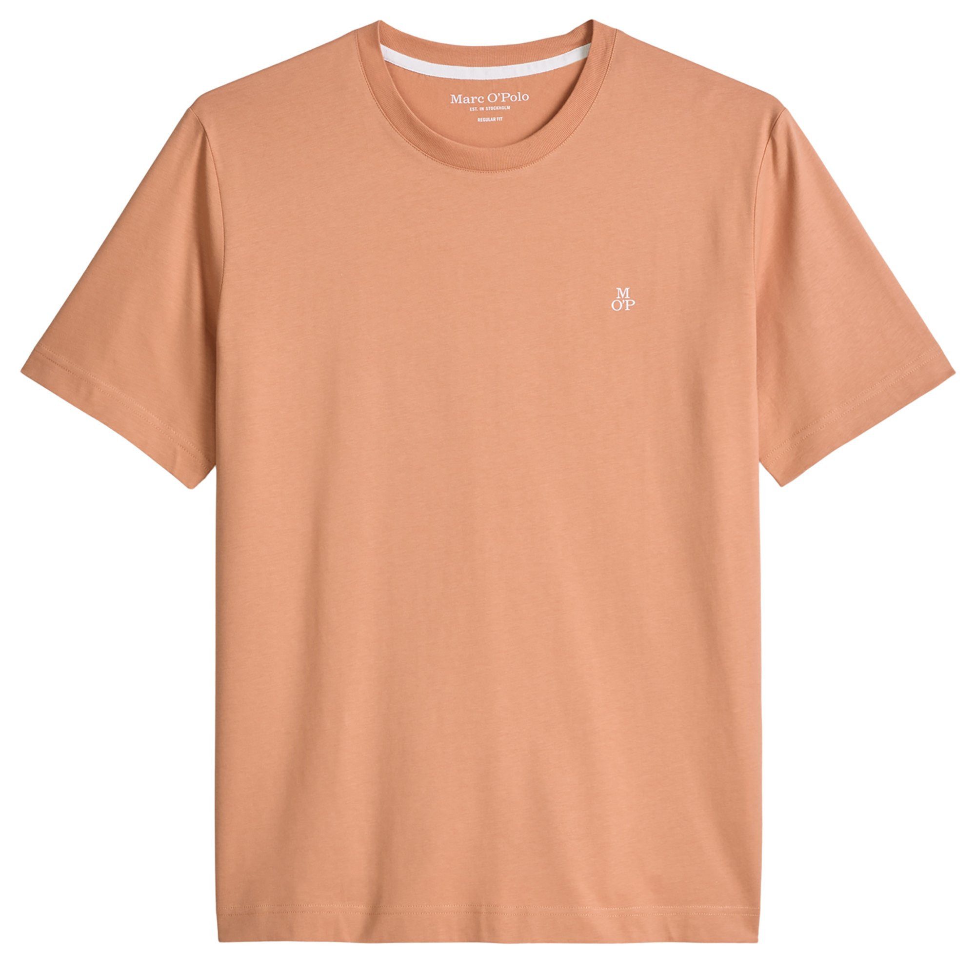 Marc O'Polo T-Shirt Herren T-Shirt 1er Pack Baumwolle Small-Logo (Packung, 1er Pack)