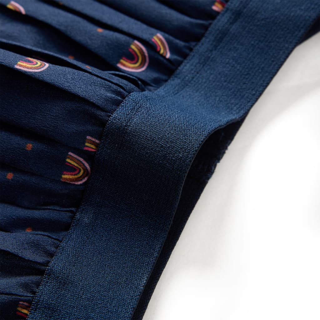 vidaXL Skaterrock Kinderrock Marineblau 116