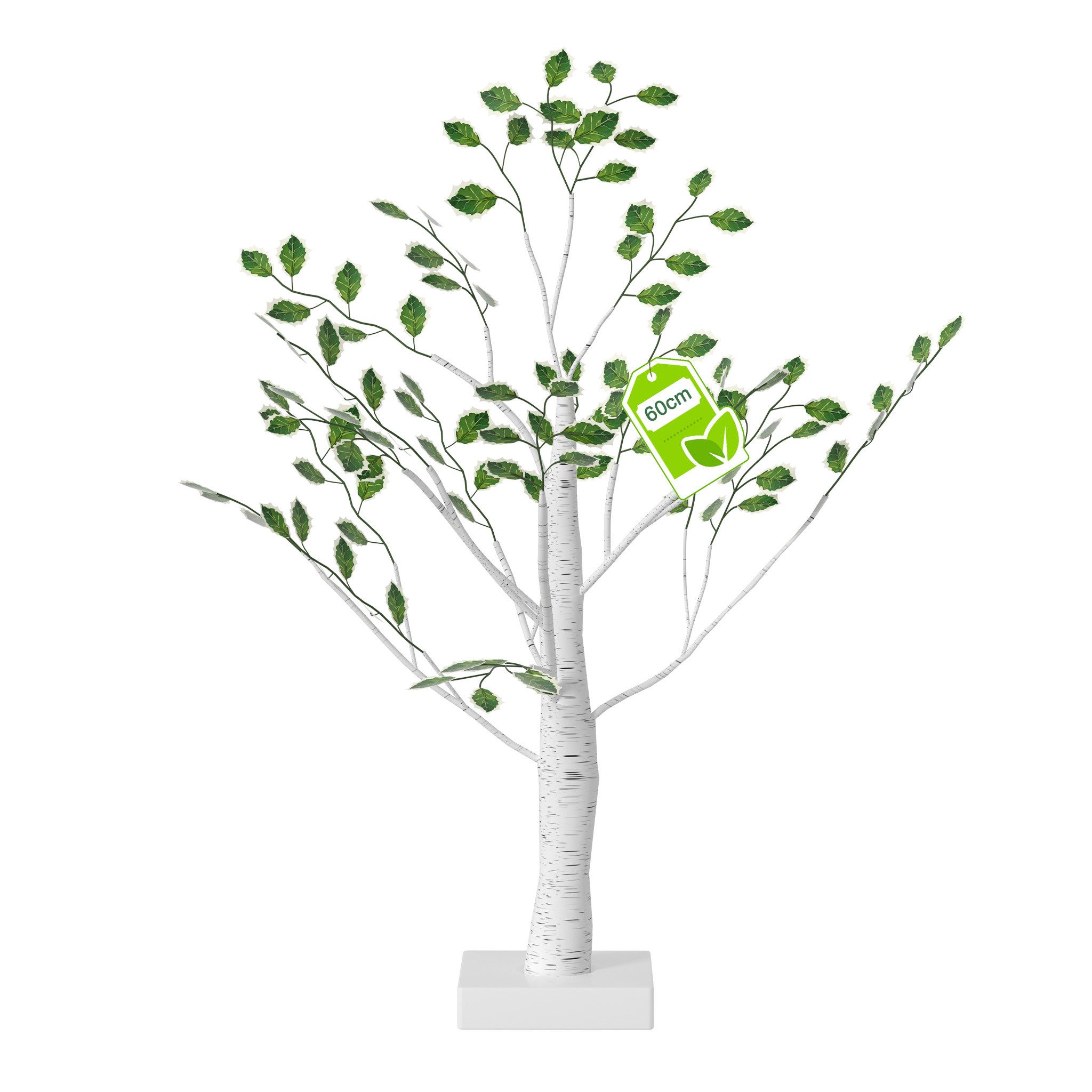 FIVMEN LED Baum Lichterbaum mit 24 LEDs Warmweiß Künstlichen Bäumchen, ohne Leuchtmittel