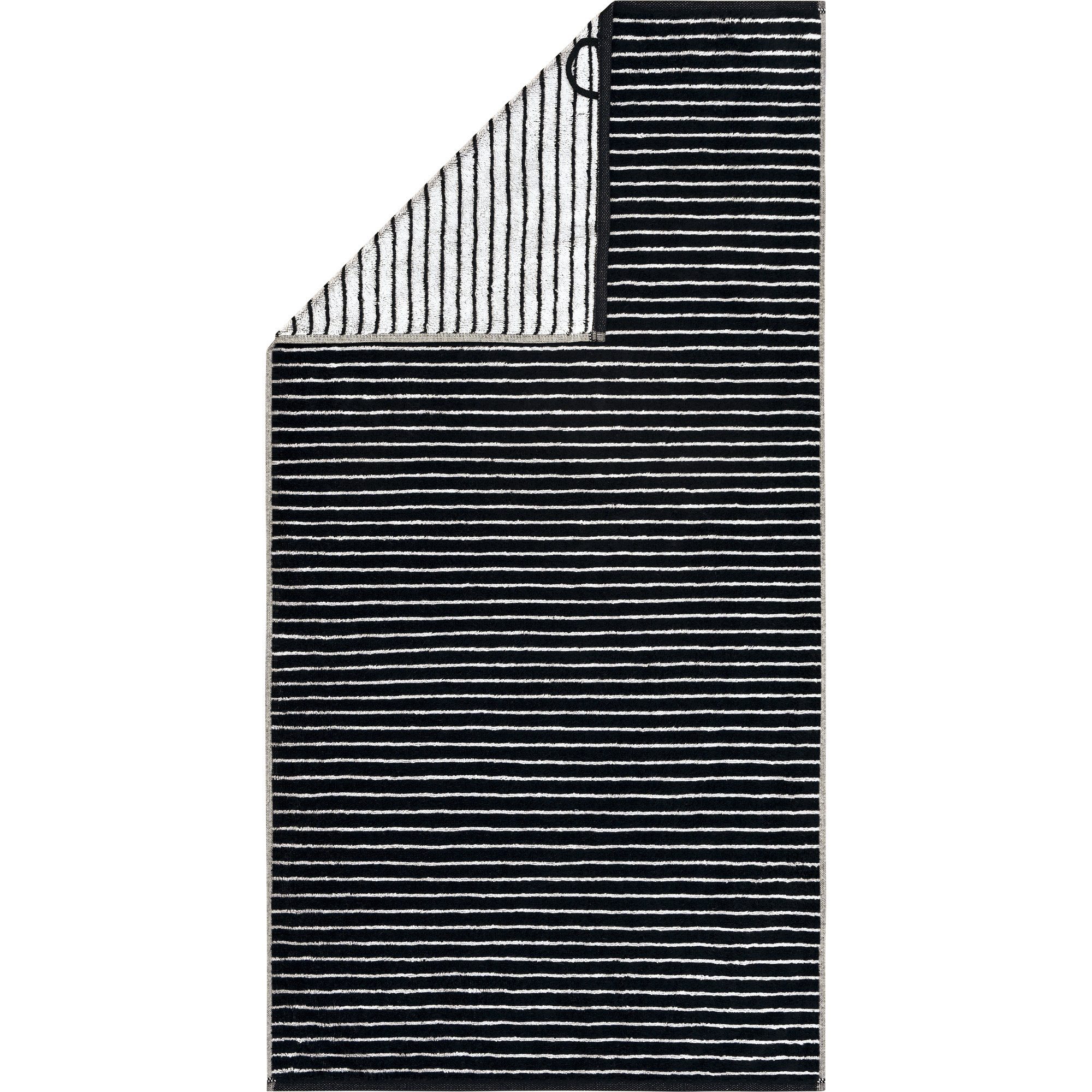 Cawö Handtücher Black&White Ringel 6280, 100% Baumwolle (1-St)