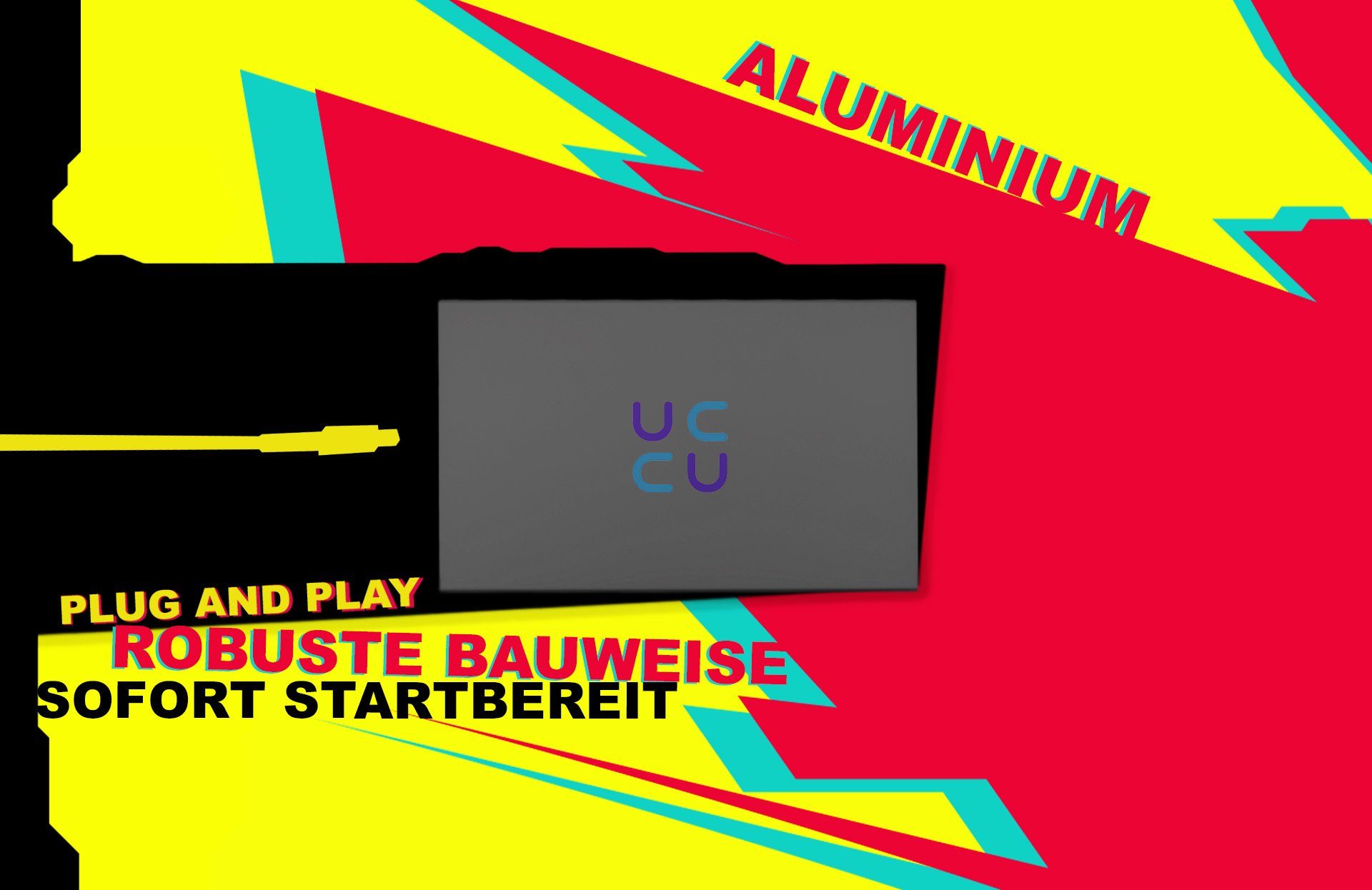 HURRICANE 3518C3 Externe Festplatte 500GB 3,5" USB-C HDD Speicher mit Netzteil externe HDD-Festplatte (500GB) 3,5", für PC, Laptop, PS4, PS5, Xbox - kompatibel mit Windows, Mac, Linux