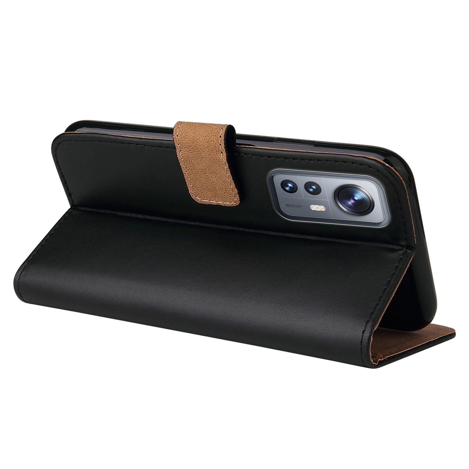 Tec-Expert Handyhülle Klapp Hülle für Xiaomi 12 / 12X 6.28 Zoll, 6.28, Flip Case für Xiaomi 12 / 12X