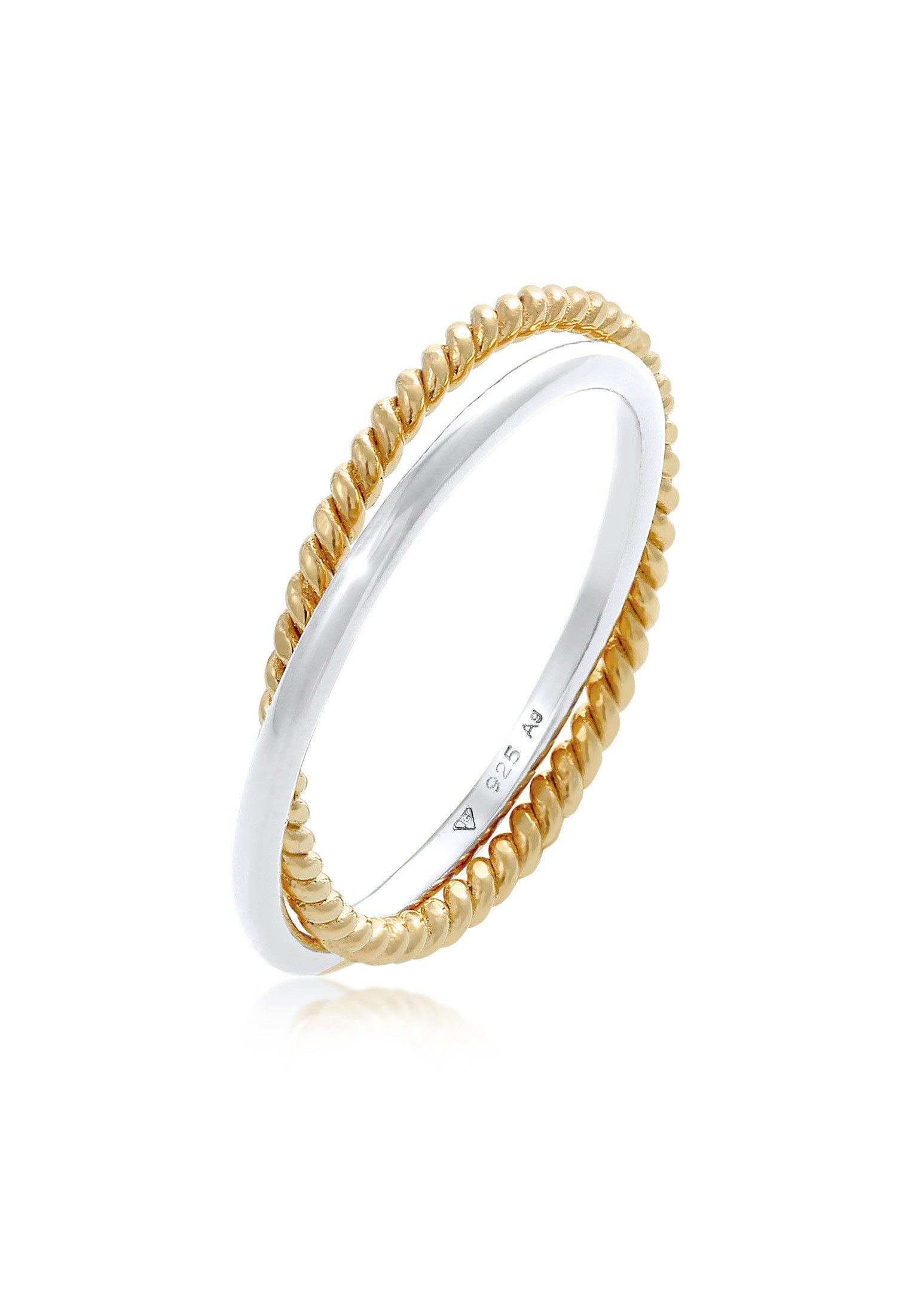 Elli Fingerring Wickelring Klassik Fein Gedreht 925 Silber günstig online kaufen