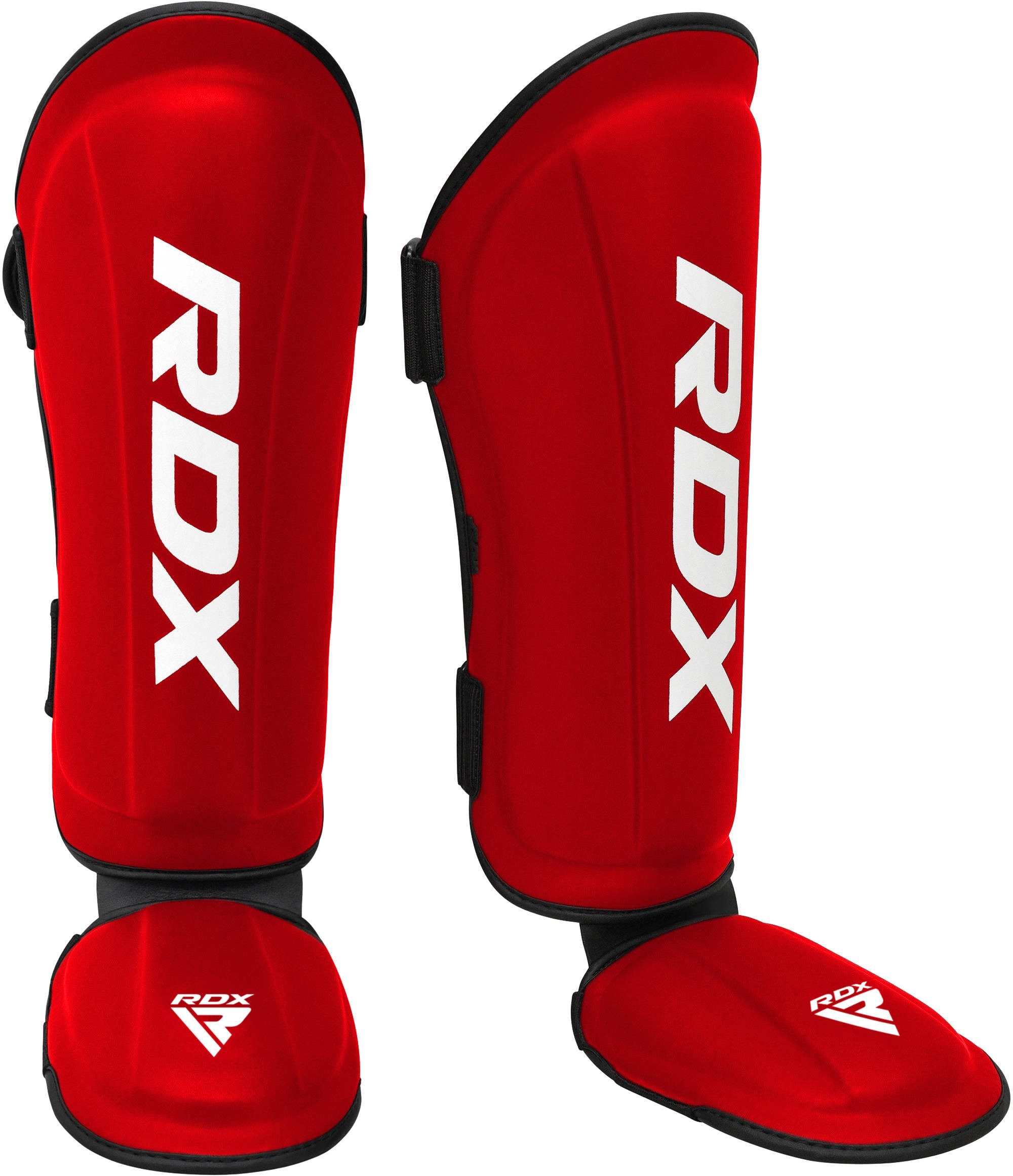 RDX Sports Schienbeinschutz RDX Schienbeinschoner Kickboxen Muay Thai, Maya Haut Leder, Kampfsport