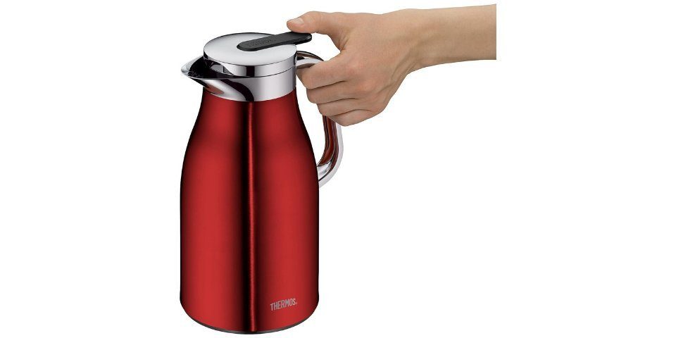 Kaffeekanne Kalt,12Std Isolierkanne Heiss,mit Edelstahl Heiß/Kalt Thermoskanne Century THERMOS 0.65L Henkel Spülmaschinengeeignet,24Std Teekanne,