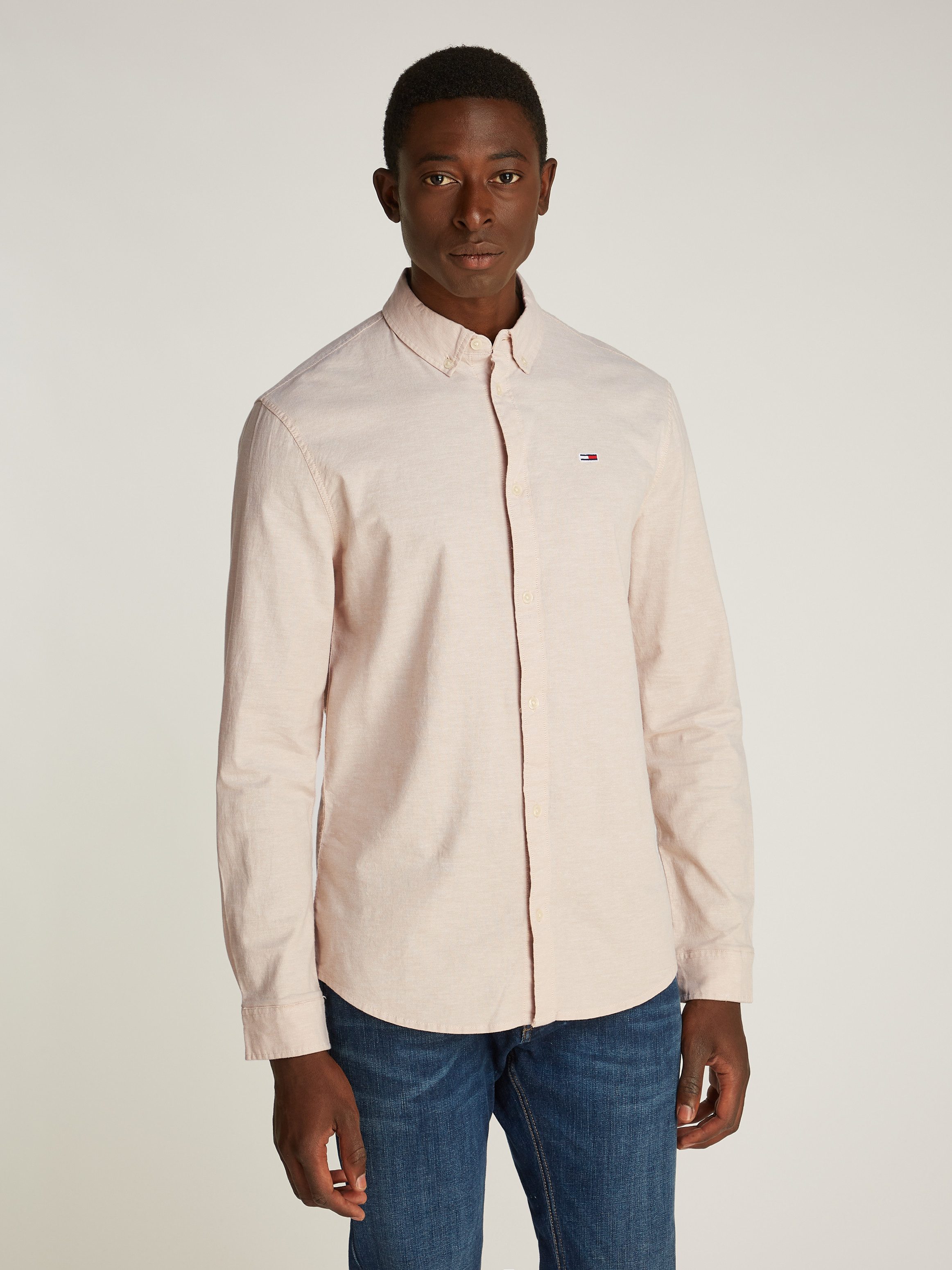 Tommy Jeans Langarmhemd TJM Slim Stretch günstig online kaufen