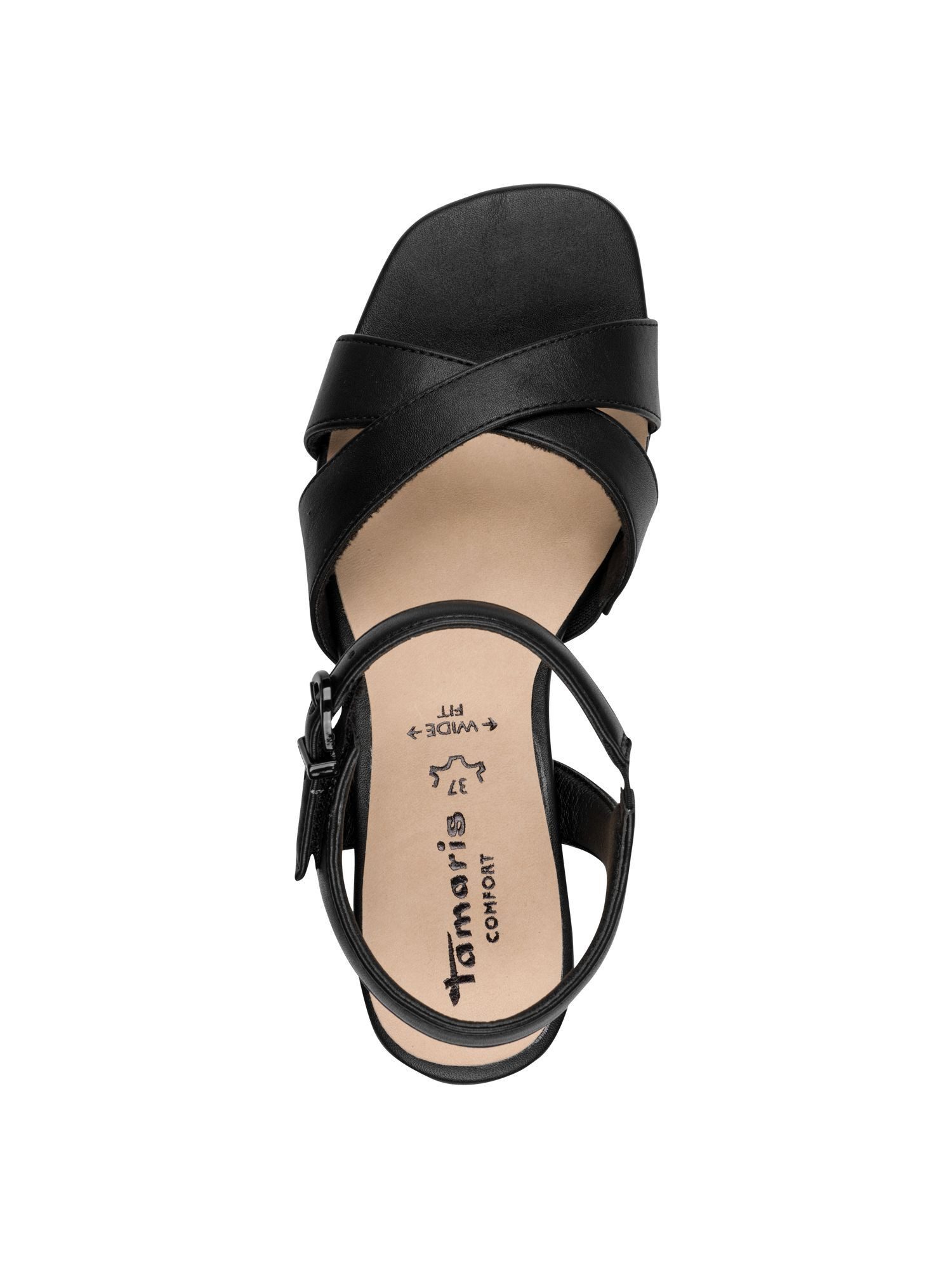 Tamaris WIDE FIT comfortFit mit Blockabsatz Blockabsatz Sandalette comfortFit