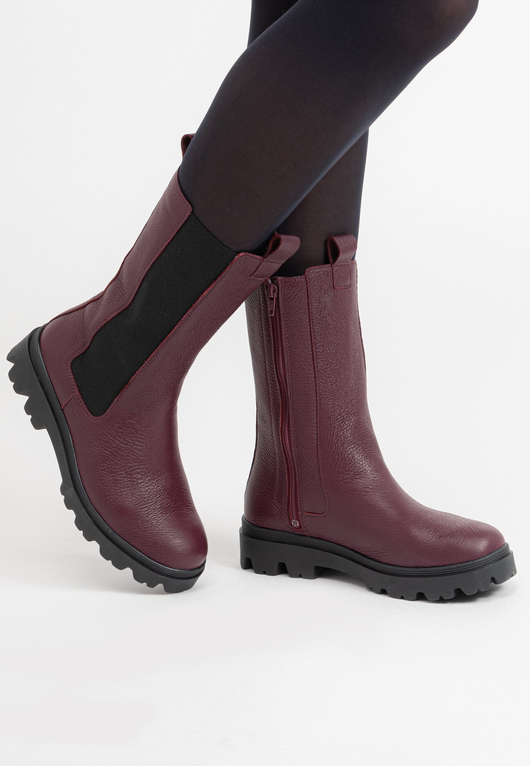 vitaform Damen Stiefel Hirschleder Stiefel