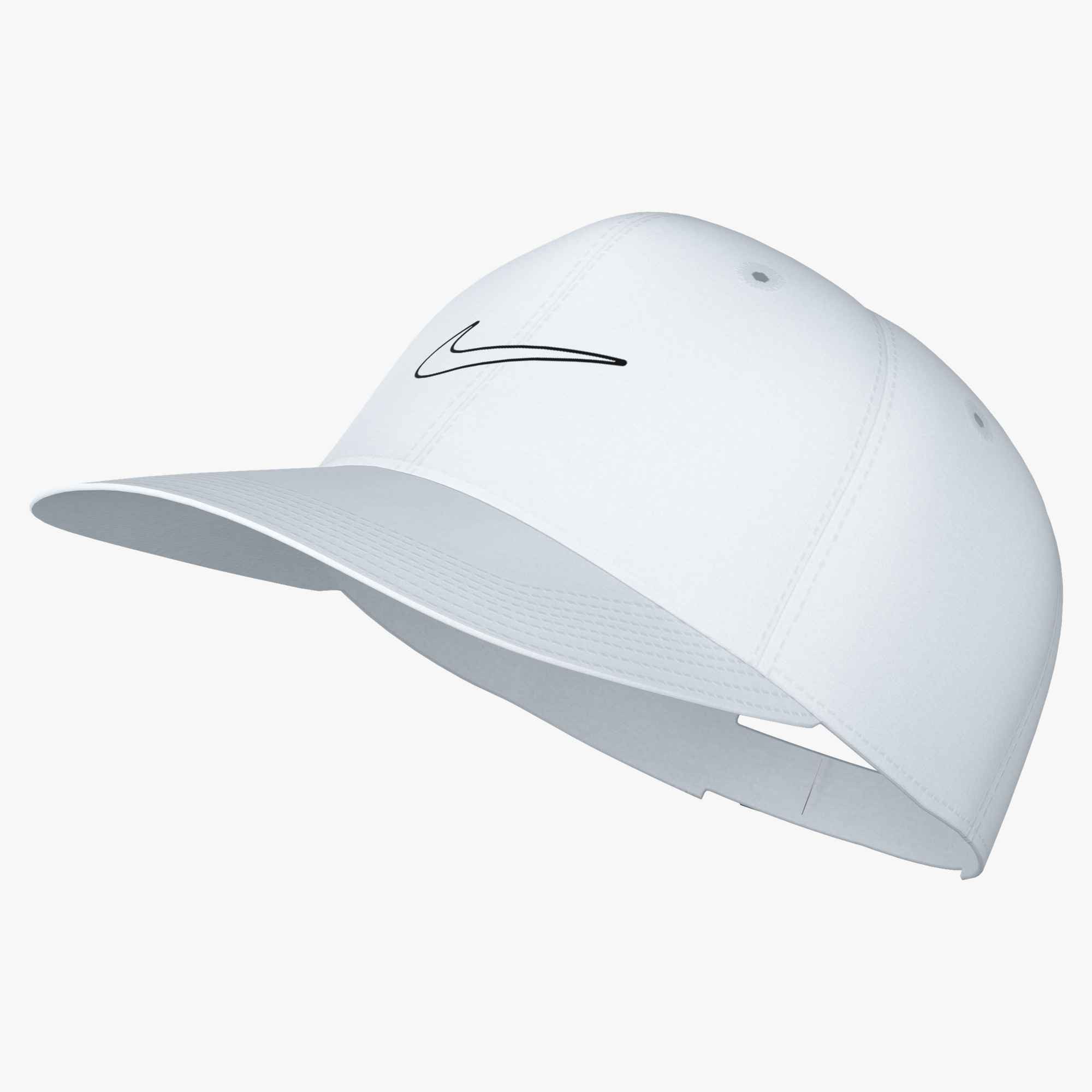Nike Sportswear Baseball Cap U NK CLUB CAP U CB SWSH L klassisches 6-Panel-Design, mit vorgeformtem Schirm, mittelhohe Krone