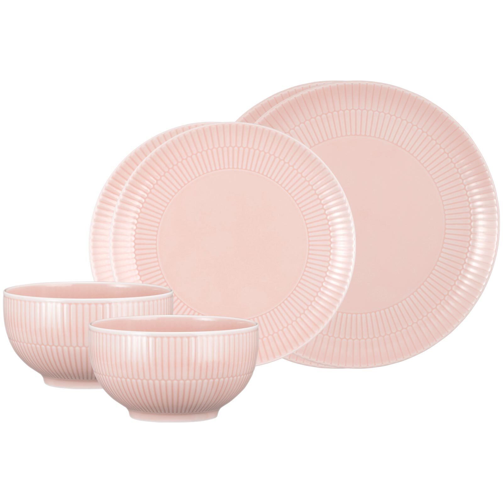 Seltmann Weiden Kombiservice Amina Basic-Set 6er Set (6-tlg), 2 Personen, Porzellan
